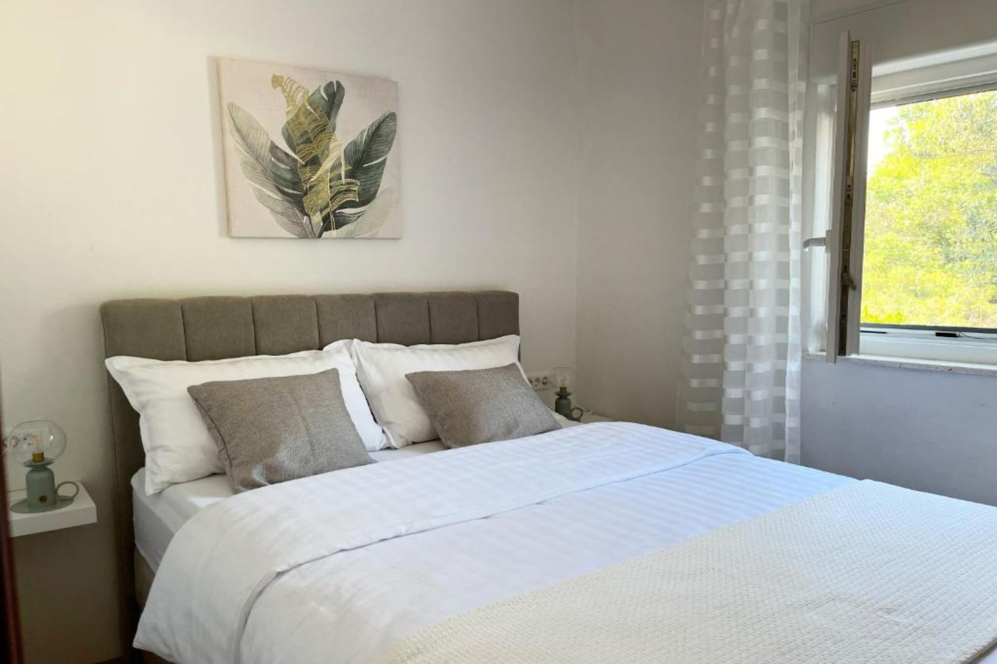 Apartments Fortuna - Studio Apartment with Balcony-Bedroom