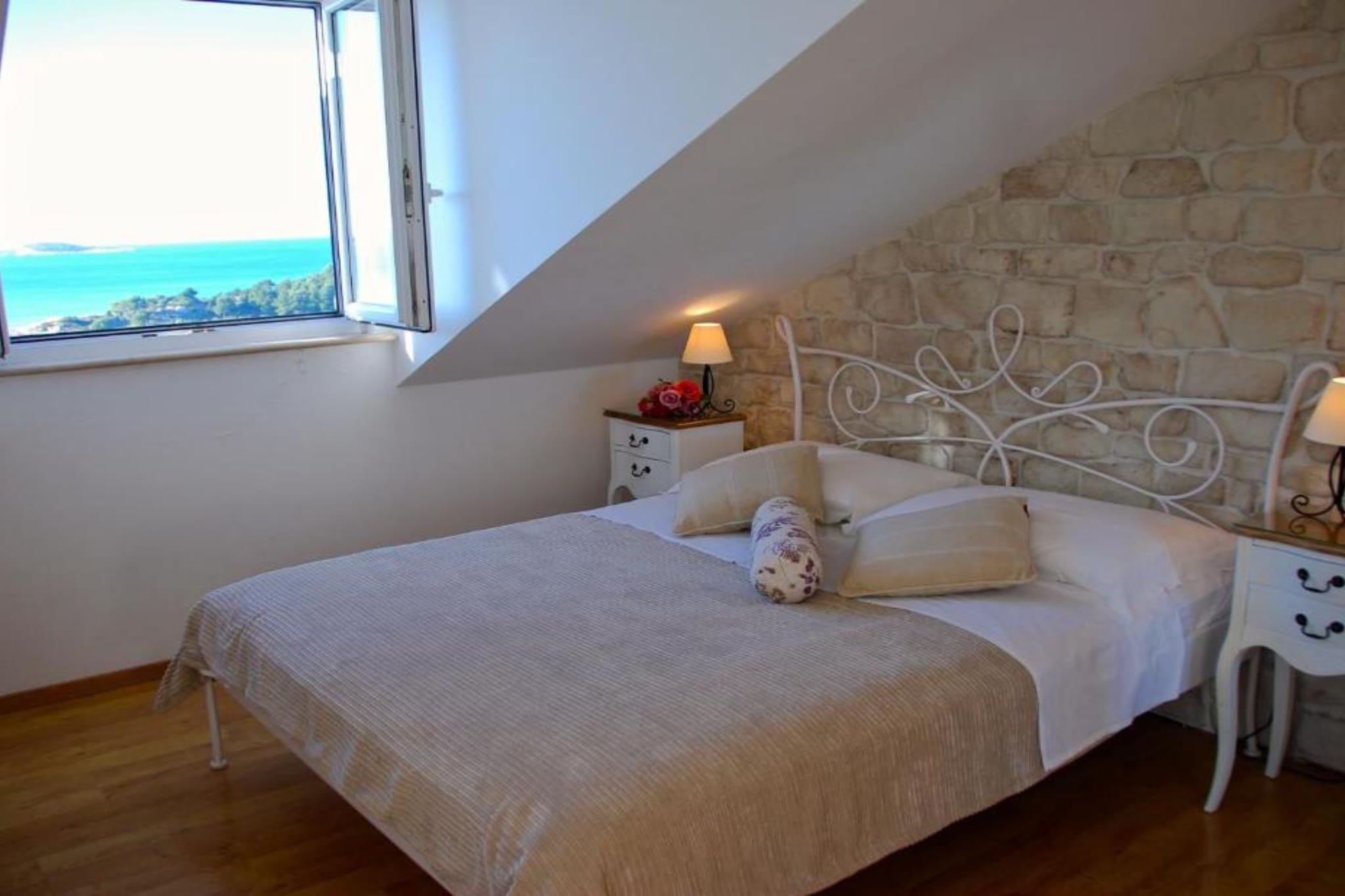 Villa Mediterranea - Studio with Sea View (C)-Bedroom