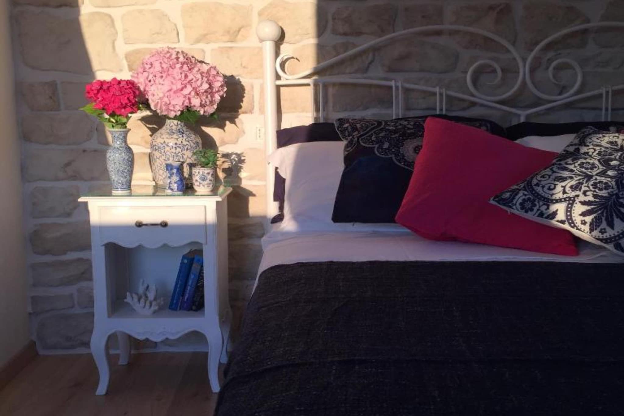 Villa Mediterranea - One Bedroom Apartment with Sea View-Bedroom