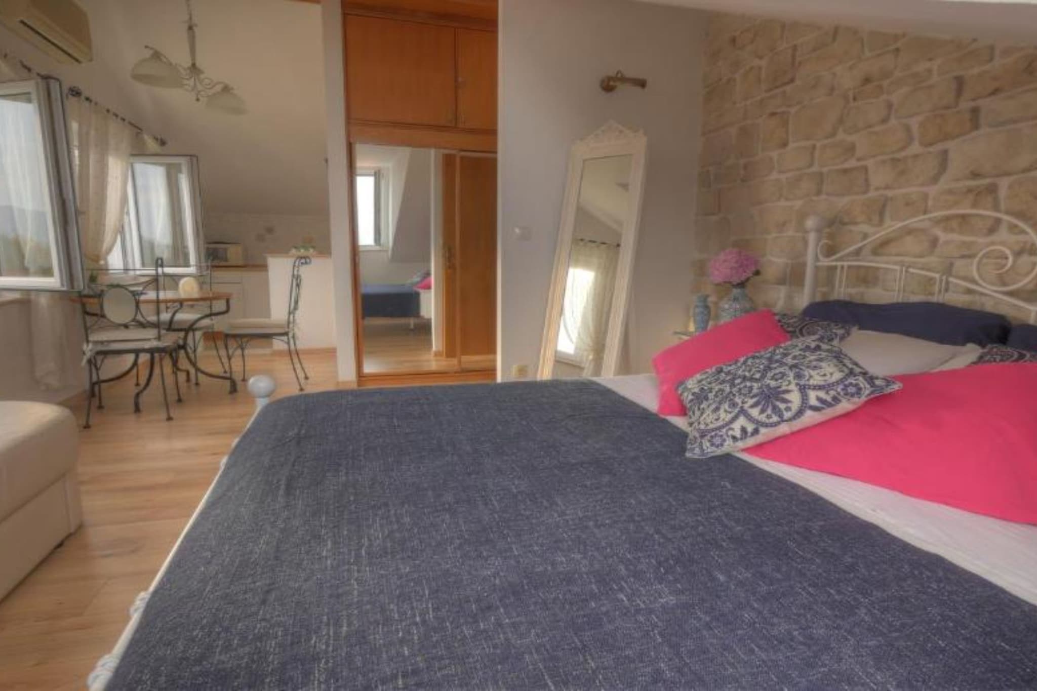 Villa Mediterranea - One Bedroom Apartment with Sea View-Bedroom