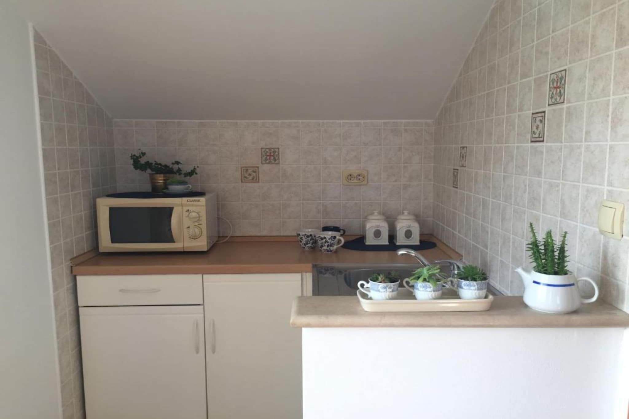 Villa Mediterranea - One Bedroom Apartment with Sea View-Kitchen