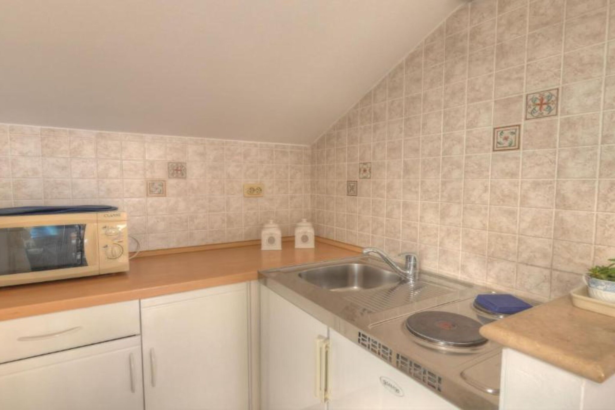 Villa Mediterranea - One Bedroom Apartment with Sea View-Kitchen