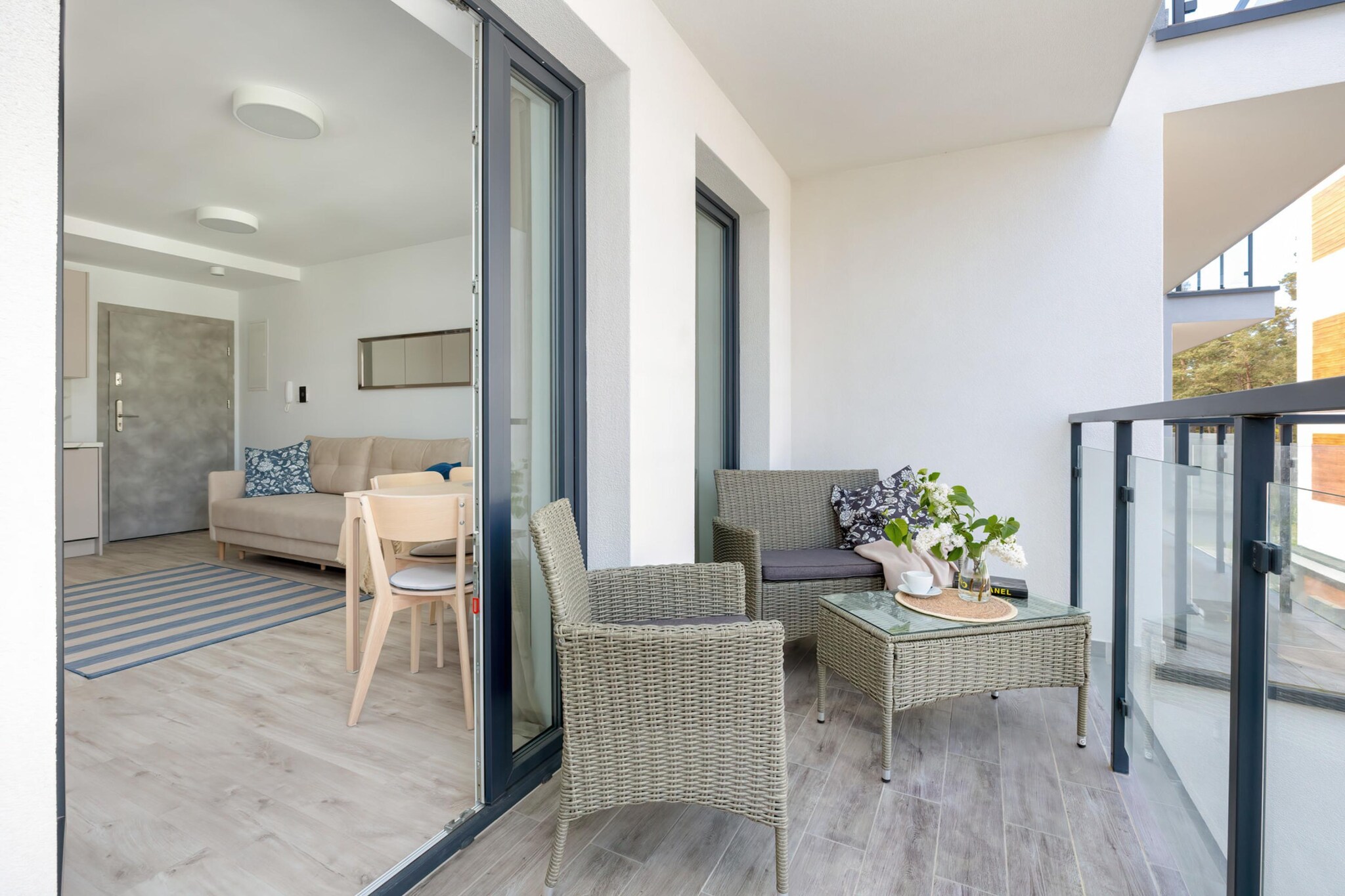 Apartamenty Powstańców WLKP 16D-25 Pobierowo - Terrace balcony