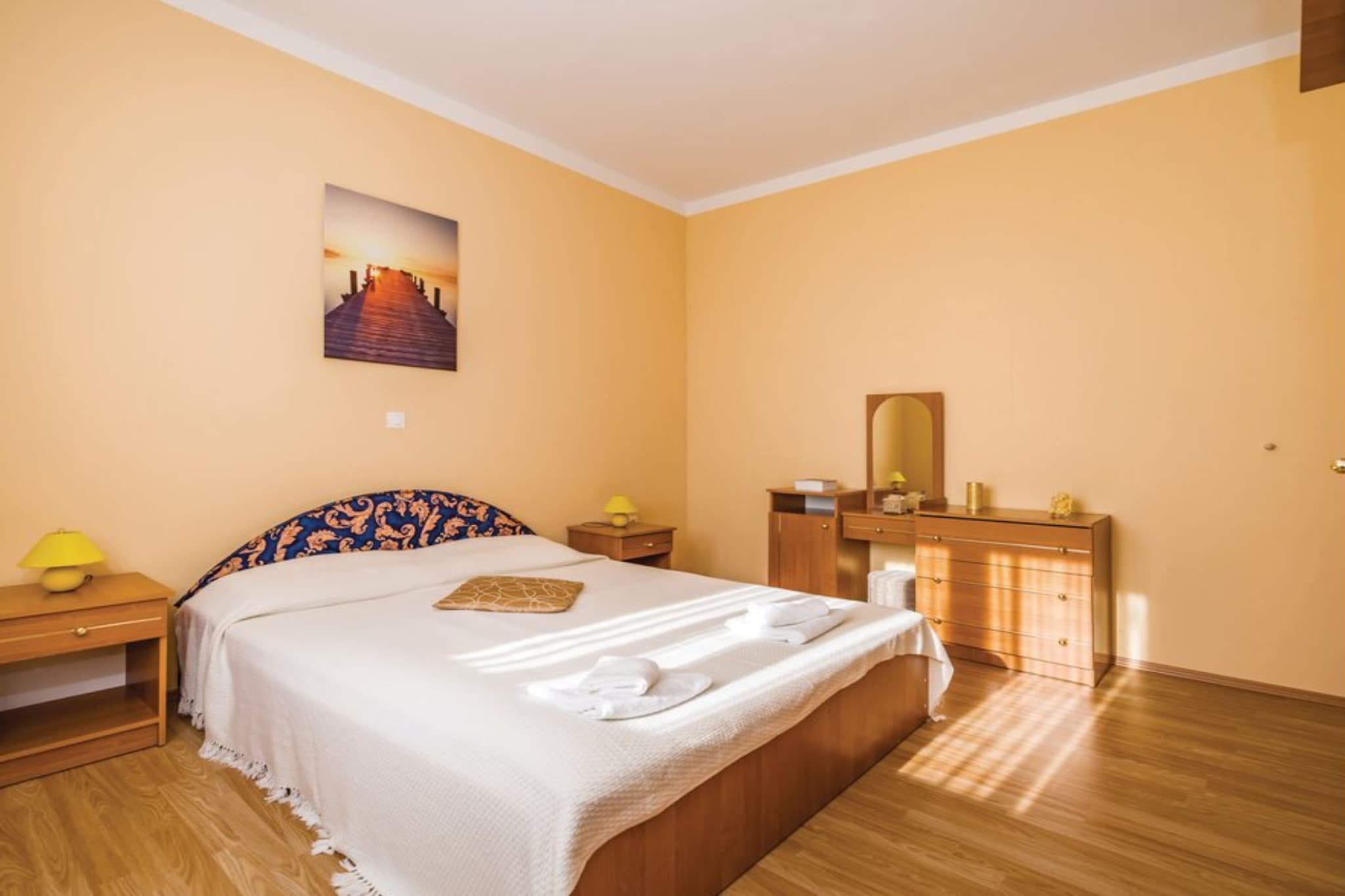 Holiday Home Villa Ksenija - Six Bedroom Holiday Home with Pool-Bedroom