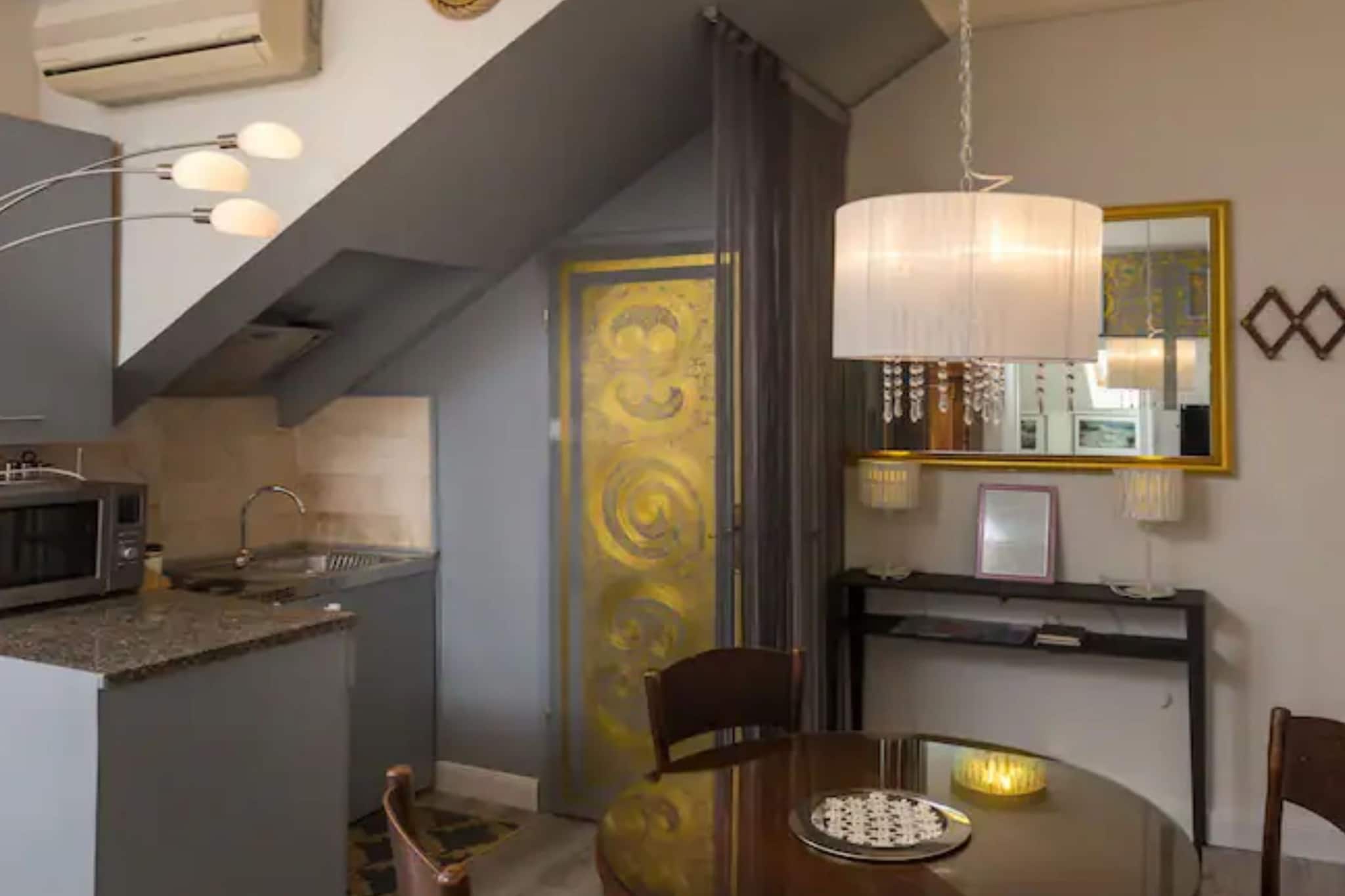 Apartment Ivančica - Double Room with Old town view-Kitchen