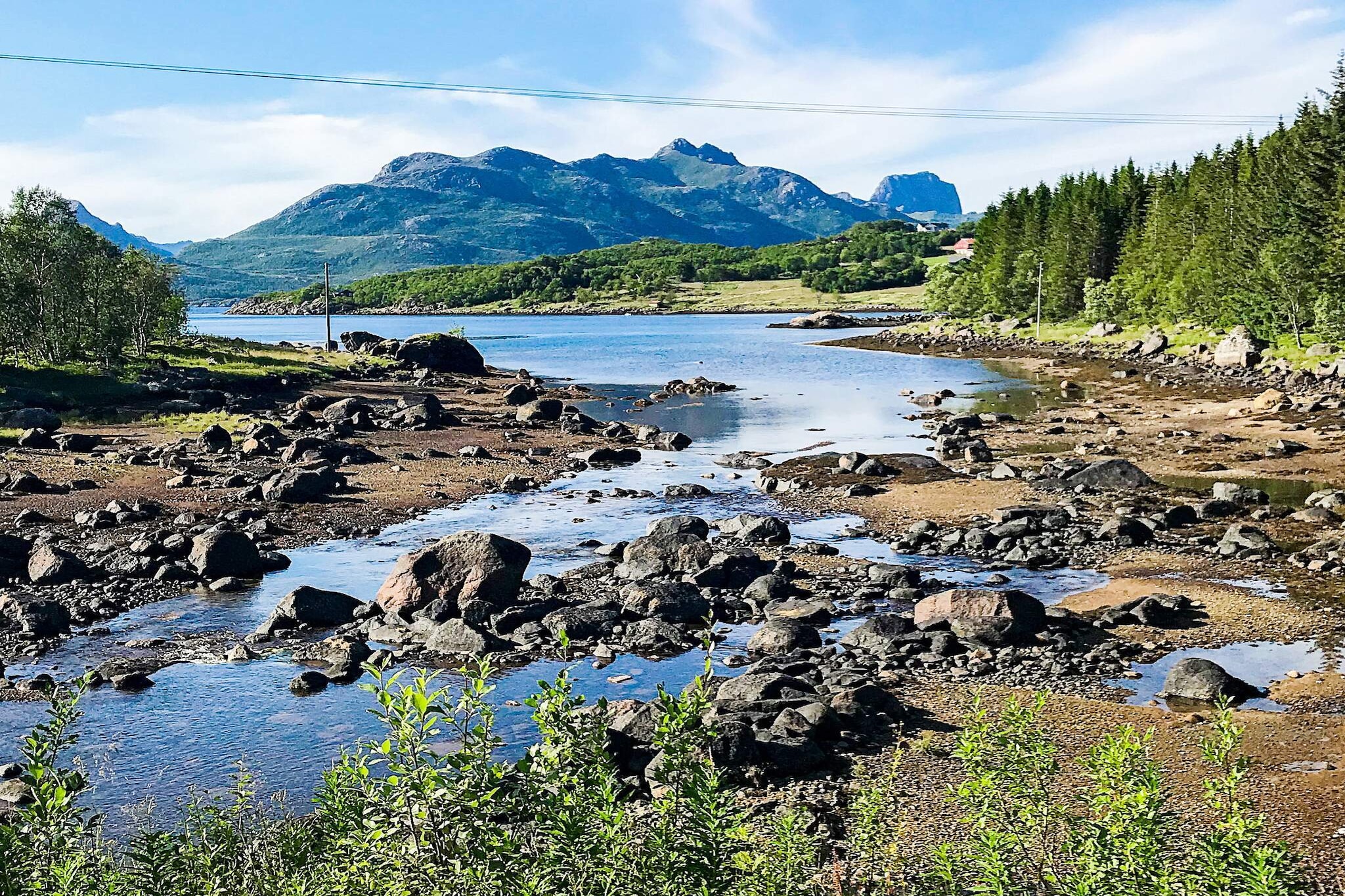 5 sterren vakantie huis in stokmarknes - Waterzicht