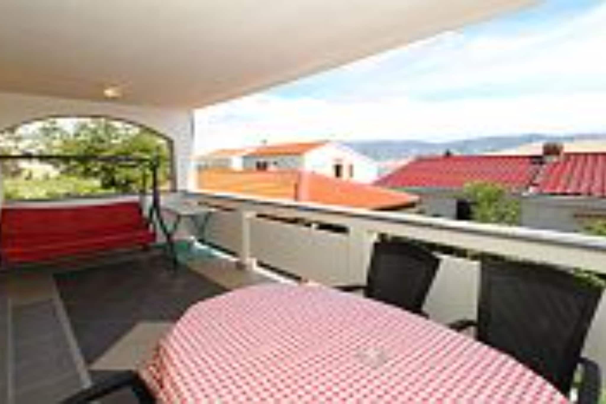Apartments Jović - Two Bedroom Apartment with Terrace (A1)-Terrasbalkon
