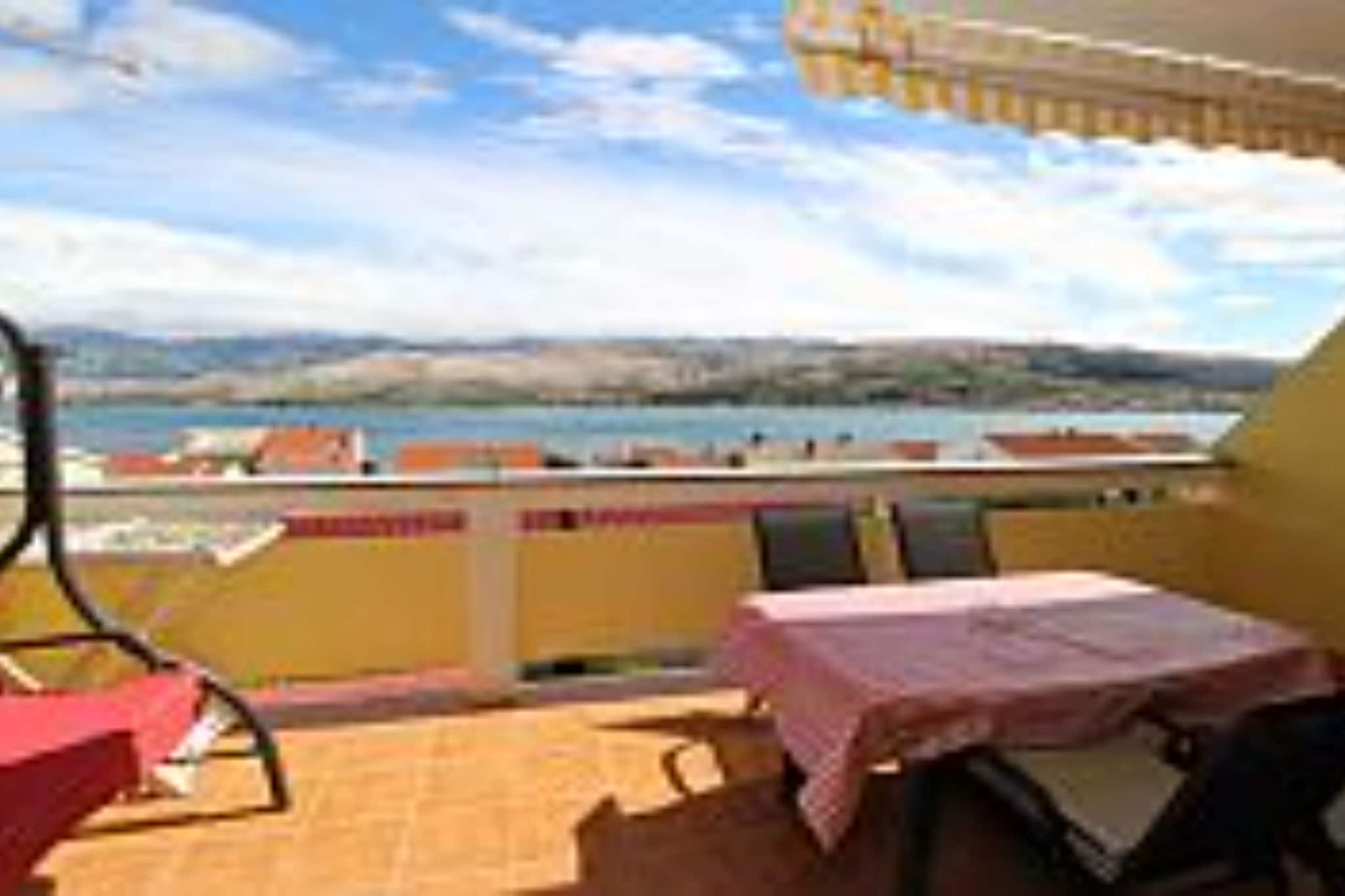 Apartments Jović - Two Bedroom Apartment with Terrace (A3)-Balcon-terrasse