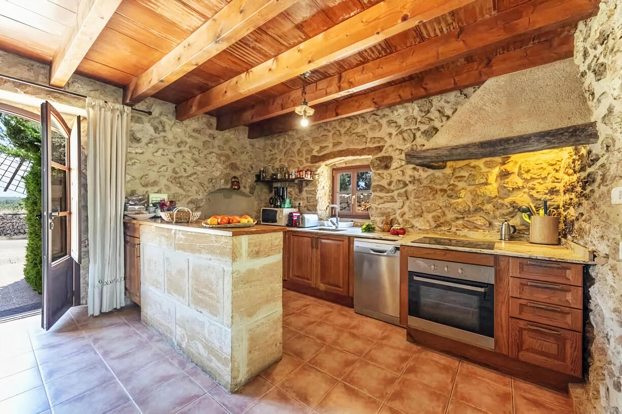 Villa in Santa MarÃ­a with Private Saltwater Pool