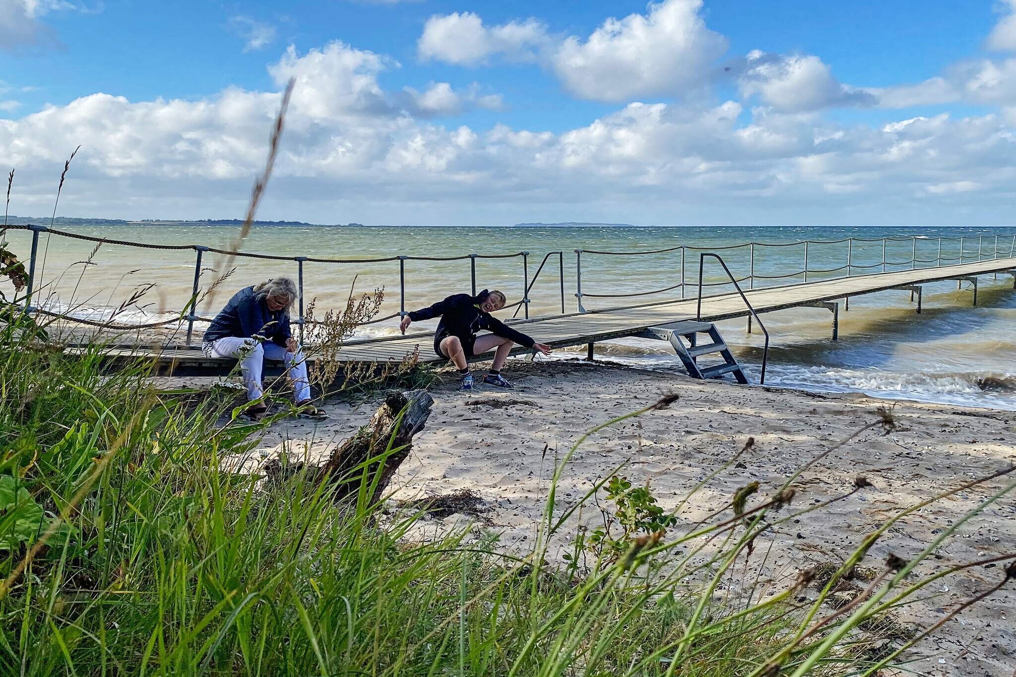 Maison de vacances pour 5 a Roslev-By Traum - Vue sur l'eau