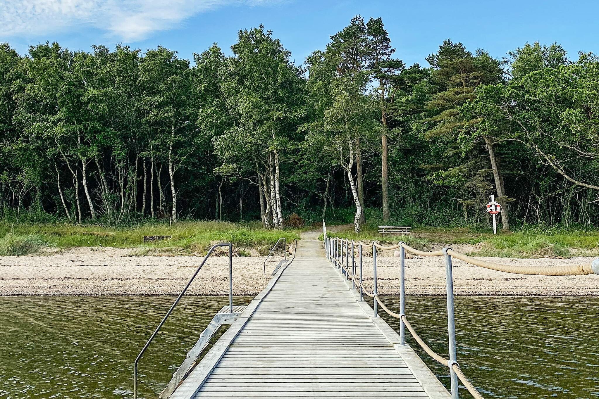 Maison de vacances pour 5 a Roslev-By Traum - Vue sur l'eau