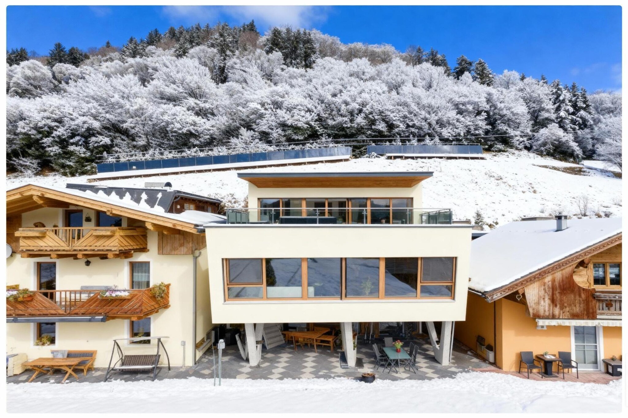Chalet Stuhlfelden - 3 Personen - Außenbereich Winter