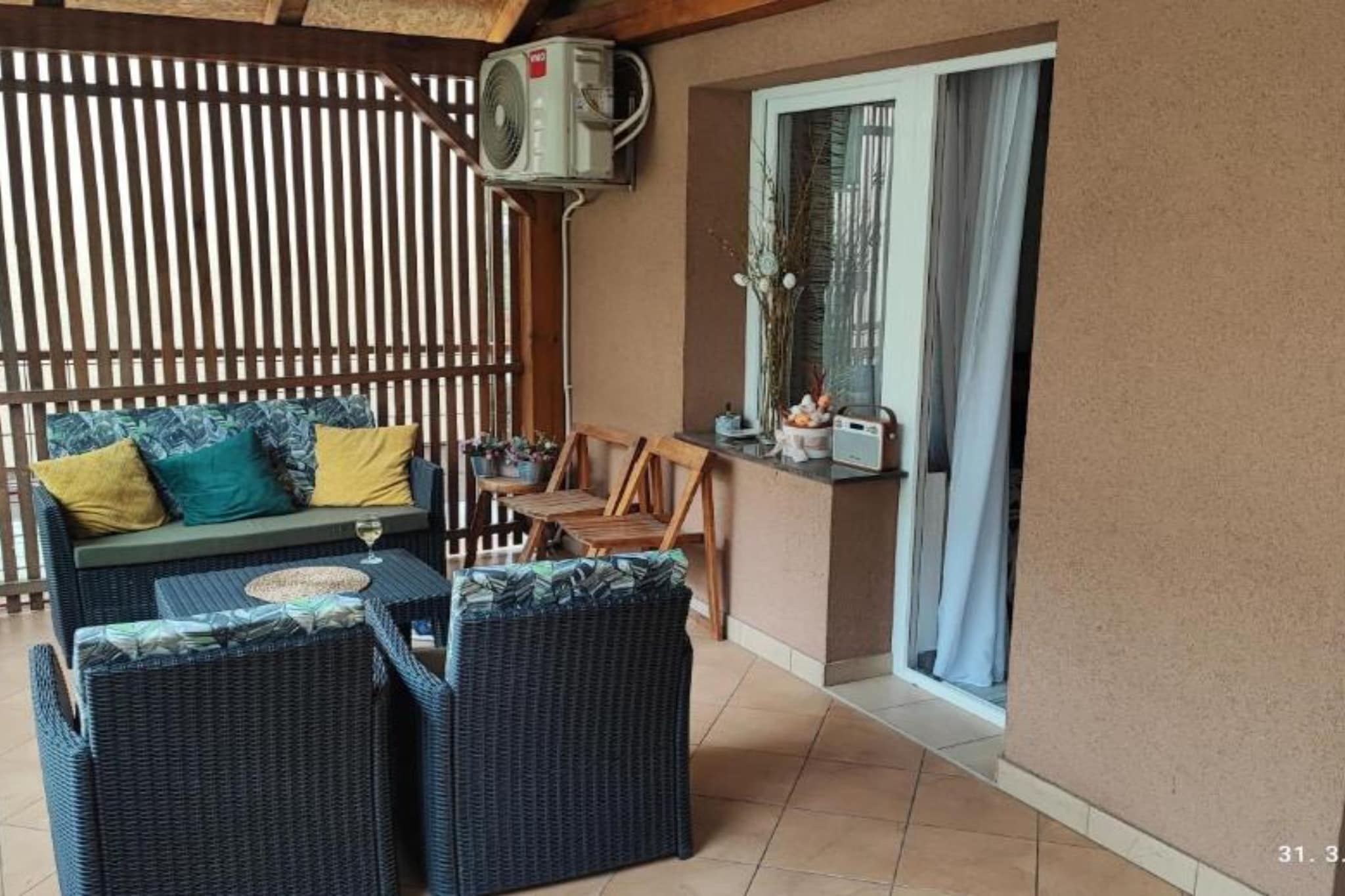 Apartment Dream Catcher - One Bedroom Apartment with Garden-Terras