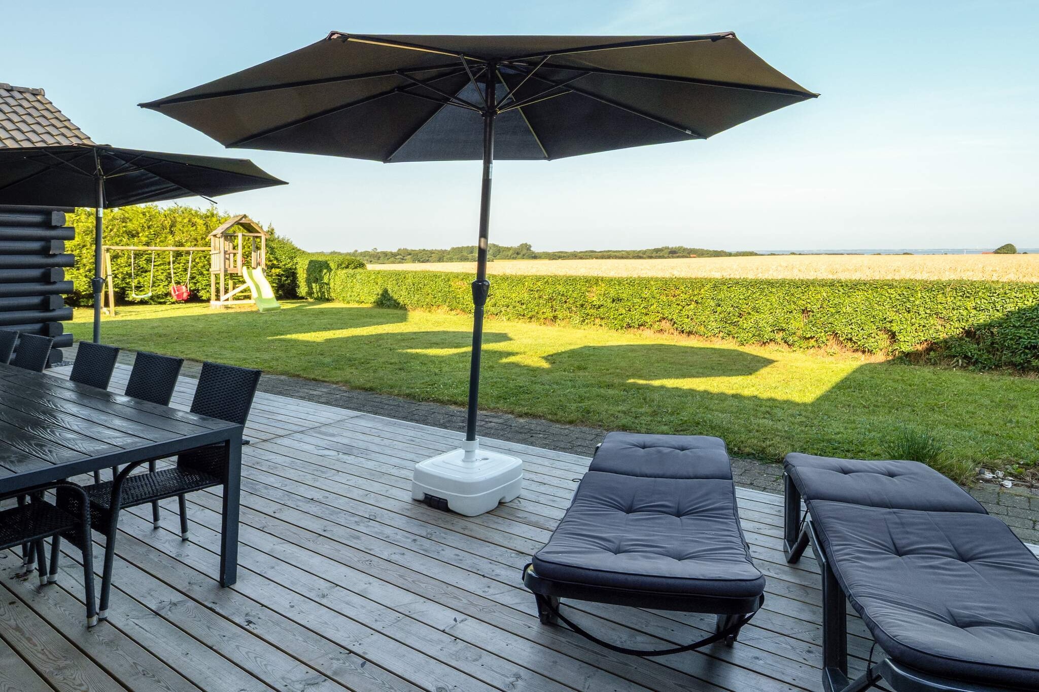 Luxe lodge met Limfjord uitzicht -- By Traum Ferienwohnungen-Buitenlucht