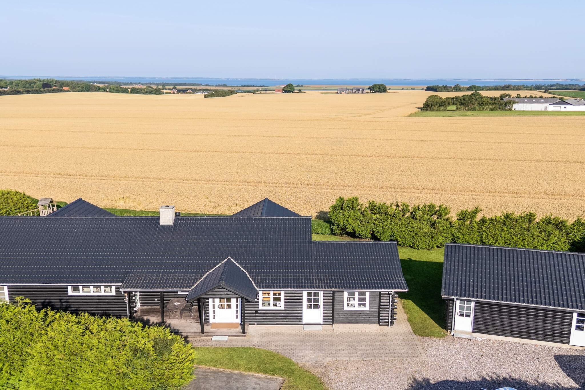 Lodge met uitzicht op de Limfjord
