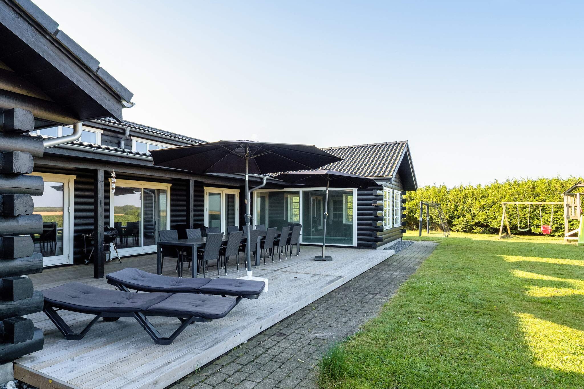 Lodge met uitzicht op de Limfjord