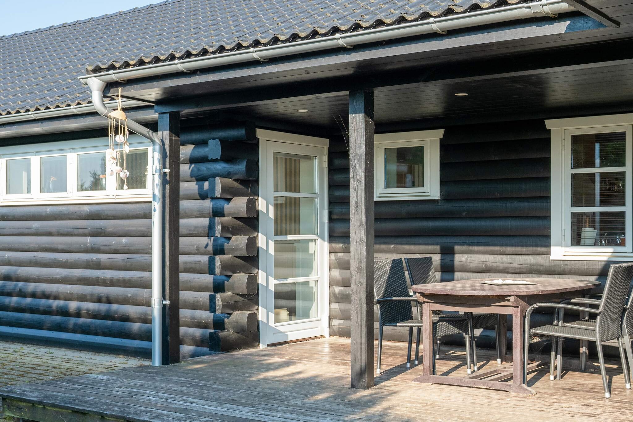 Lodge met uitzicht op de Limfjord - Buitenlucht