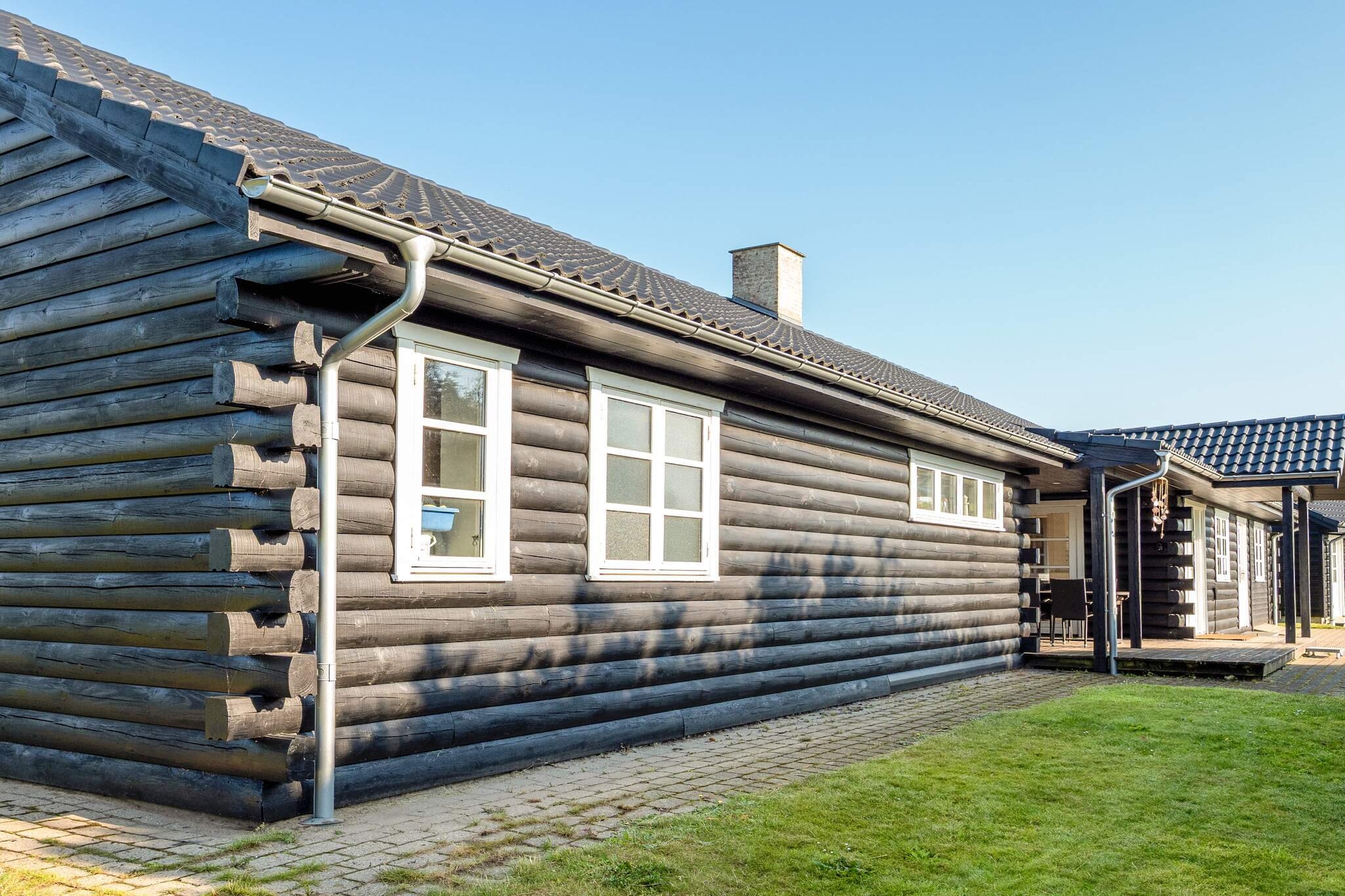 Lodge met uitzicht op de Limfjord - Buitenlucht
