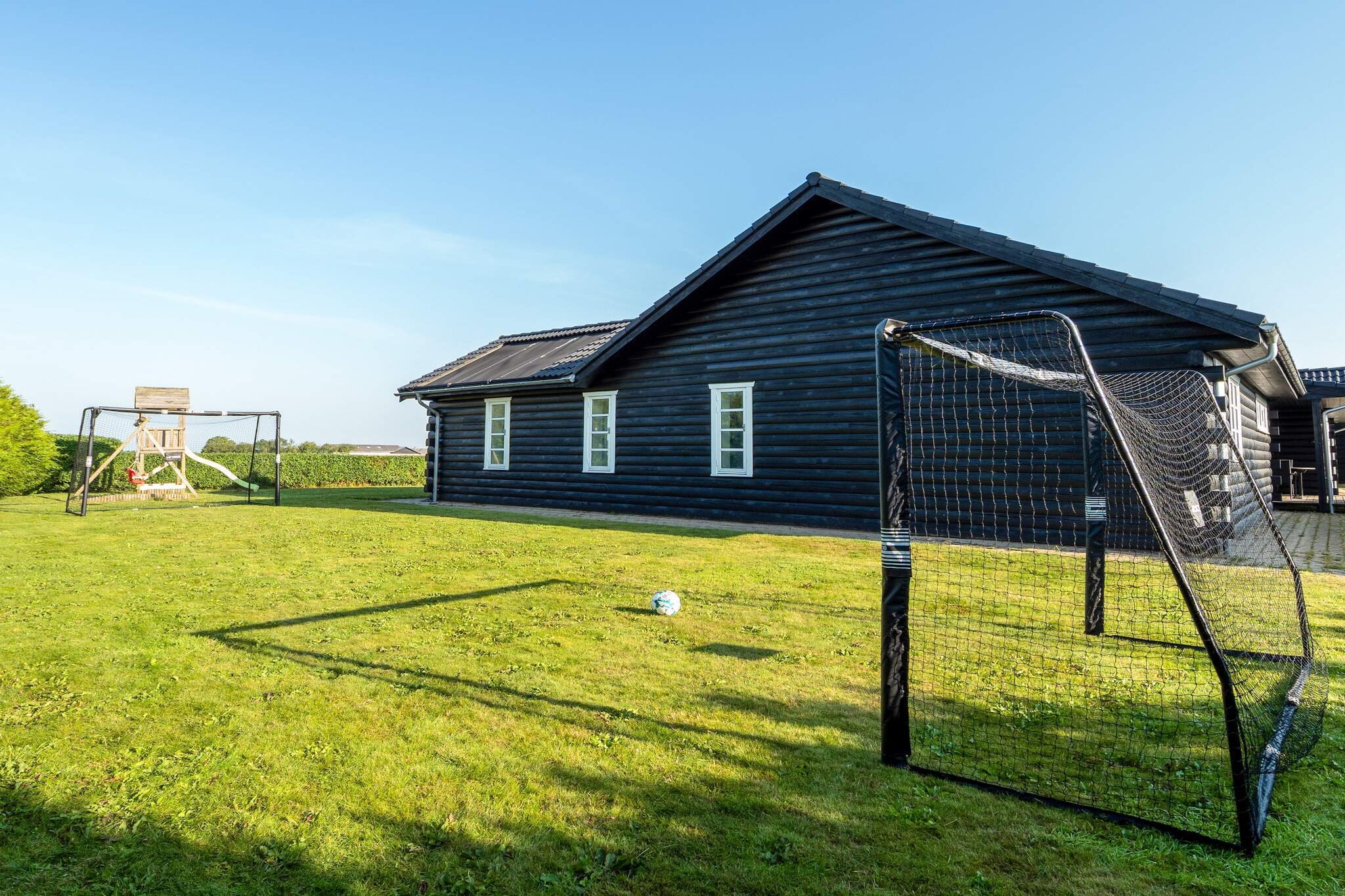 Lodge met uitzicht op de Limfjord - Buitenlucht