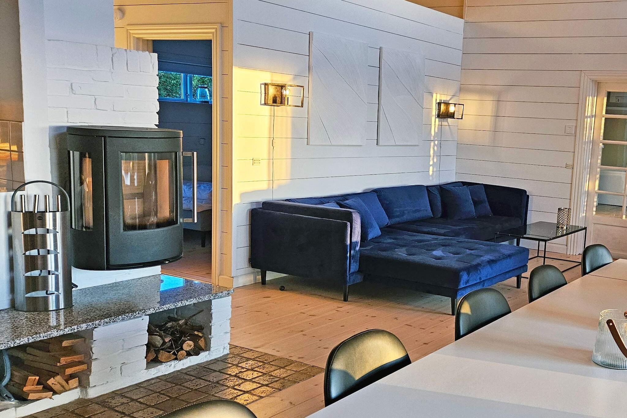 Lodge met uitzicht op de Limfjord