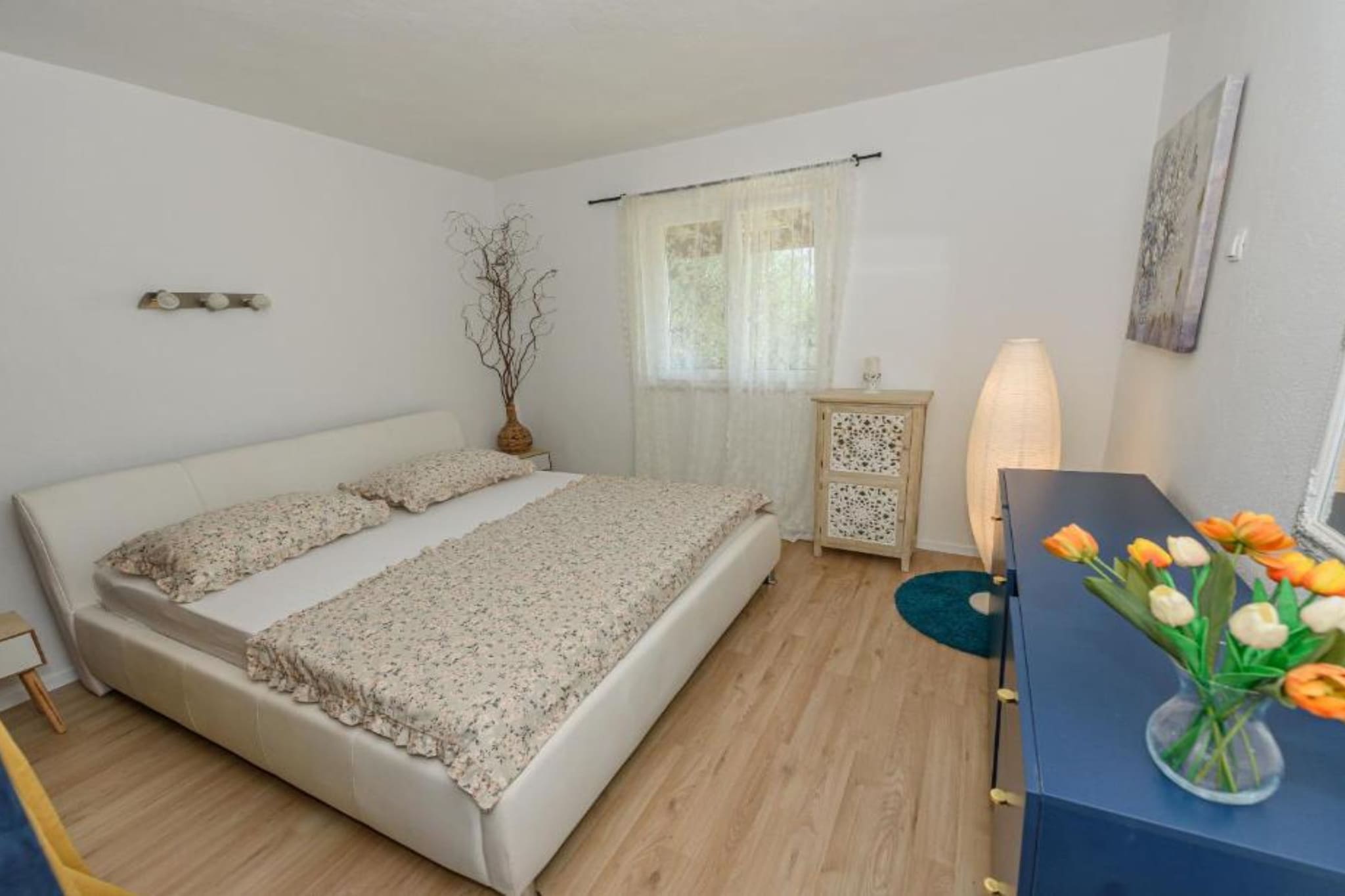 One Bedroom House with Sea View-Schlafzimmer