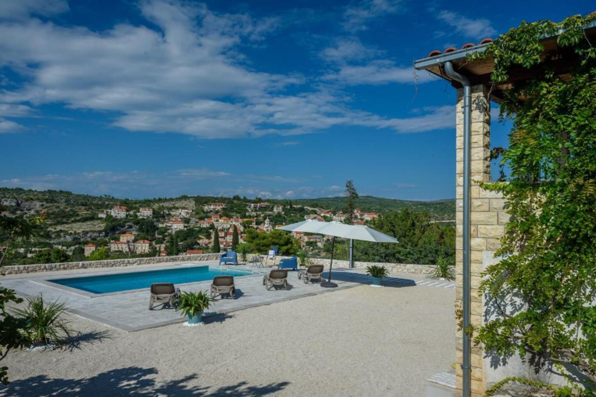 One Bedroom House with Sea View-Schwimmbad