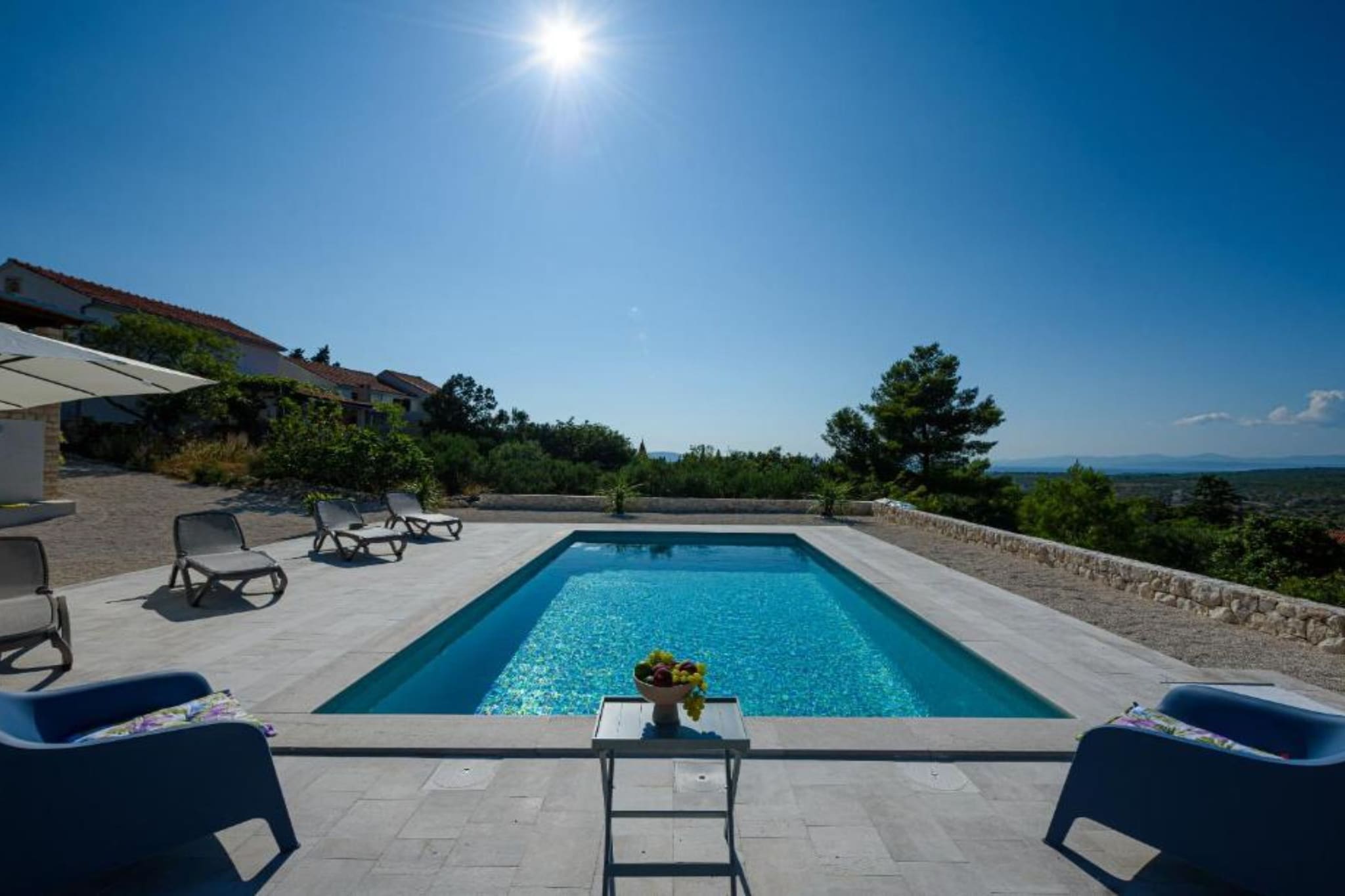 One Bedroom House with Sea View-Schwimmbad