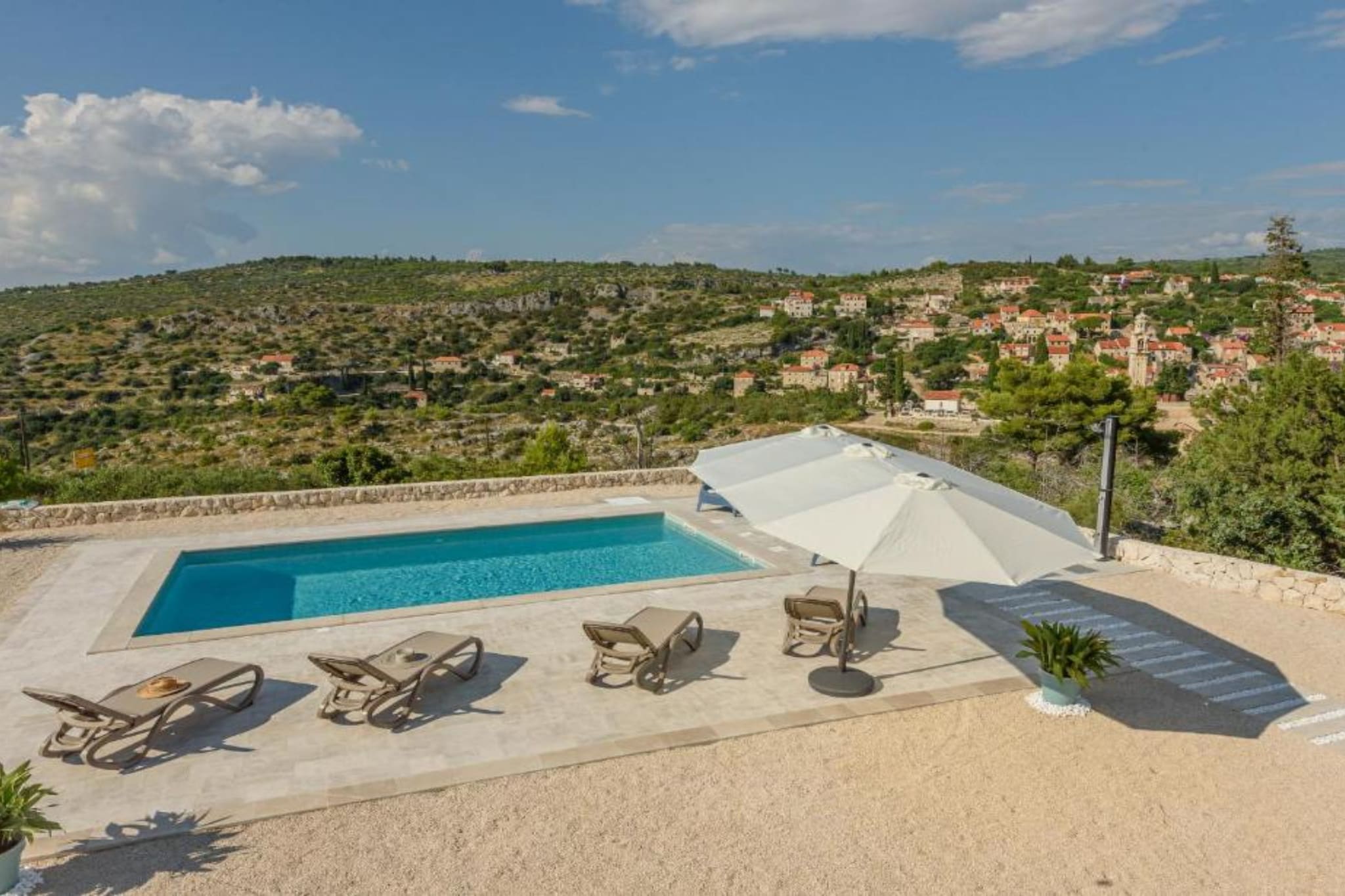 One Bedroom House with Sea View-Schwimmbad