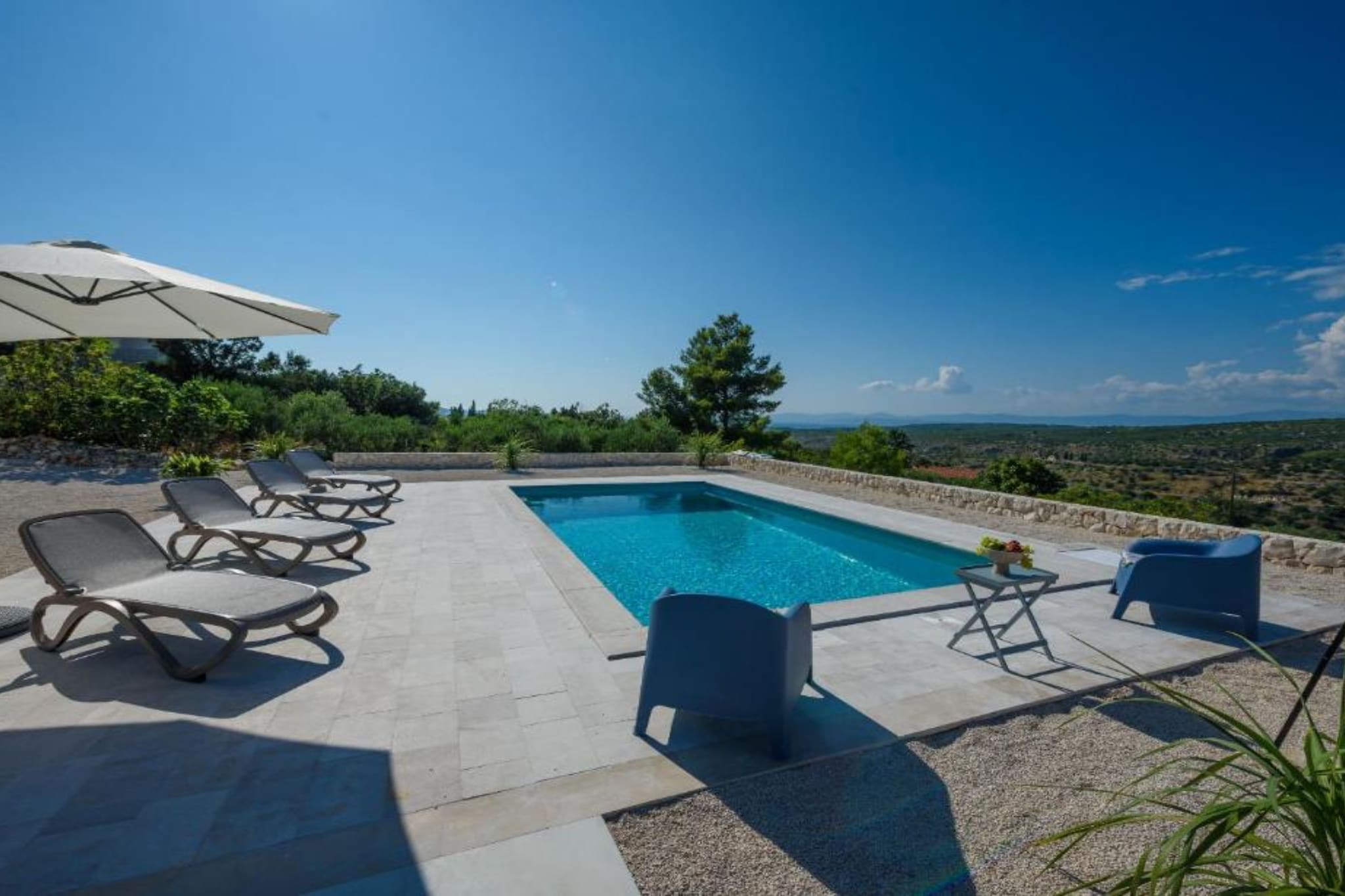 One Bedroom House with Sea View-Schwimmbad
