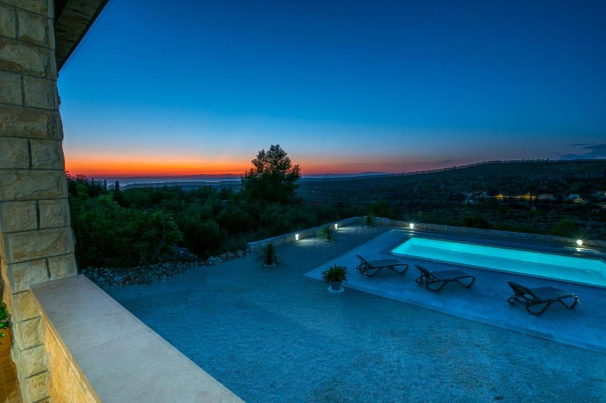 One Bedroom House with Sea View-Schwimmbad