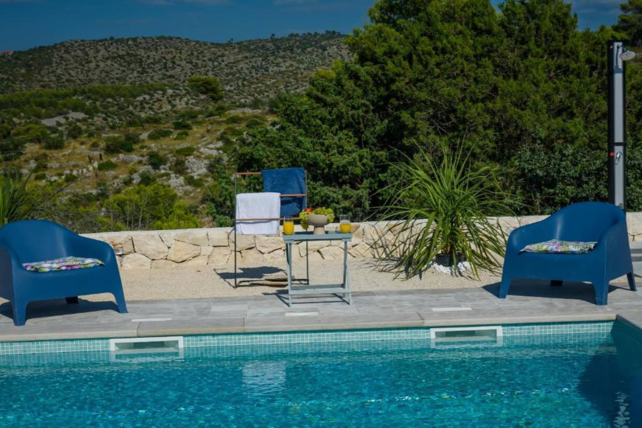 One Bedroom House with Sea View-Schwimmbad