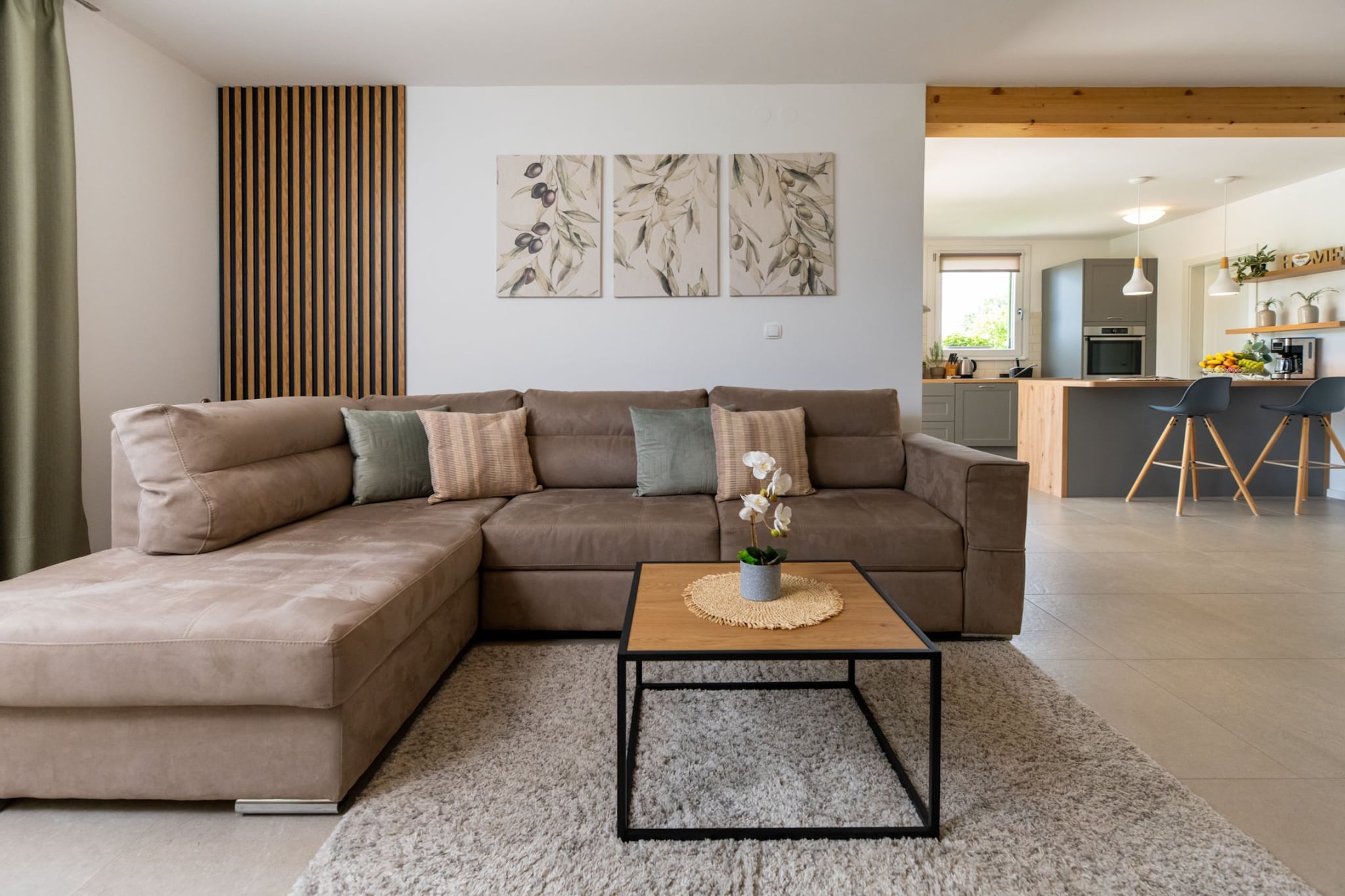 Holiday Home Milevoj - Three Bedroom Holiday Home-Living room