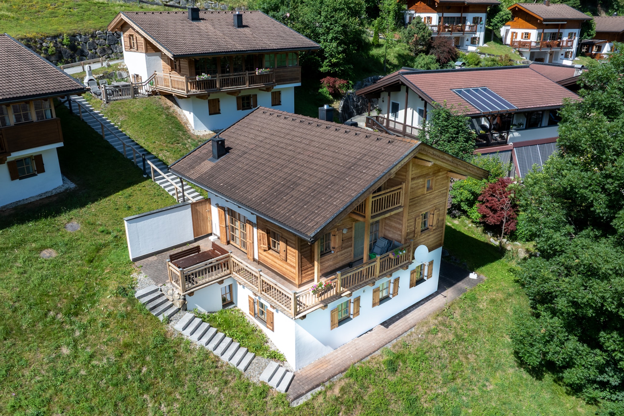 Chalets im Wald - Niet-getagd