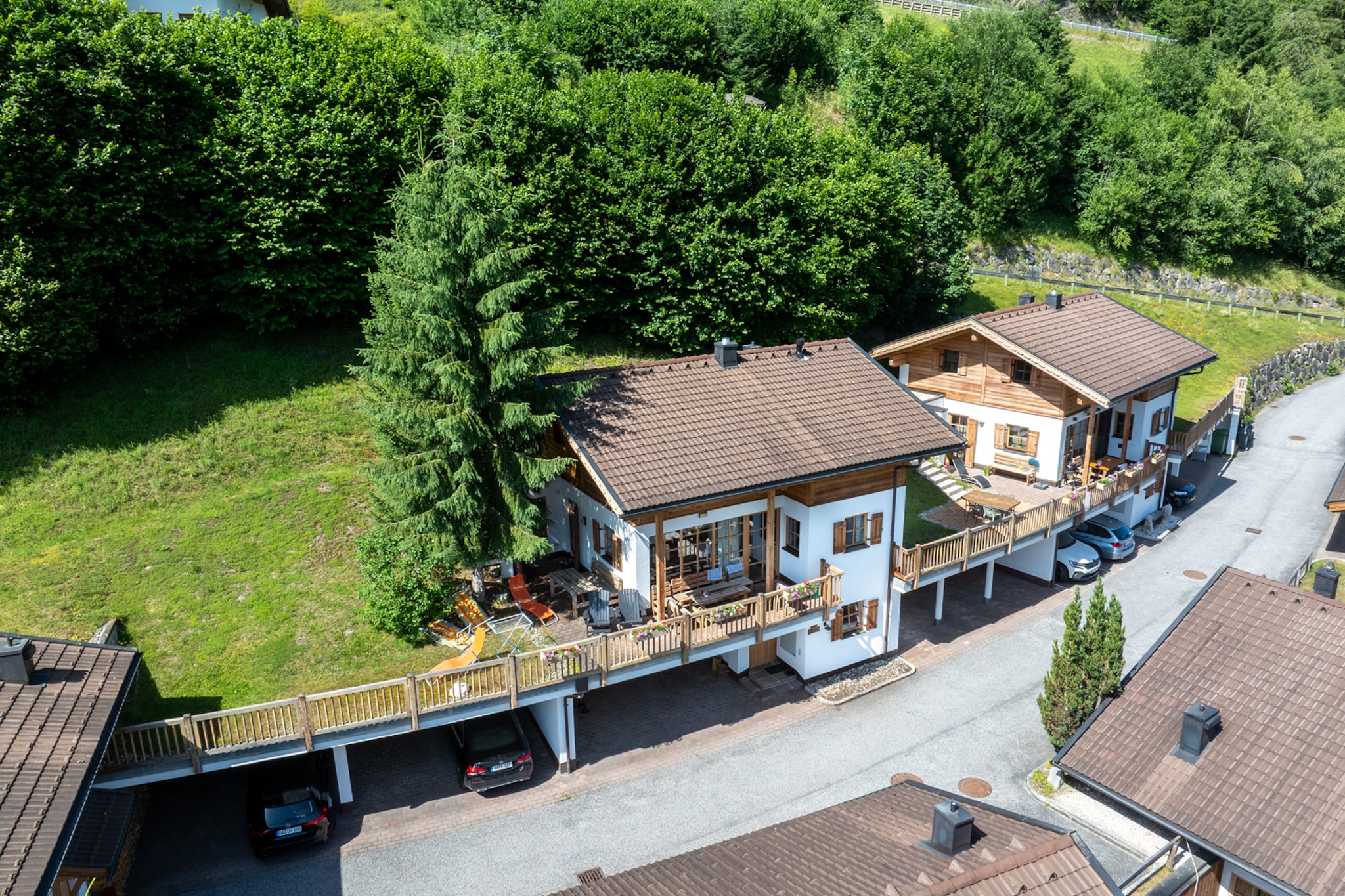Chalets im Wald