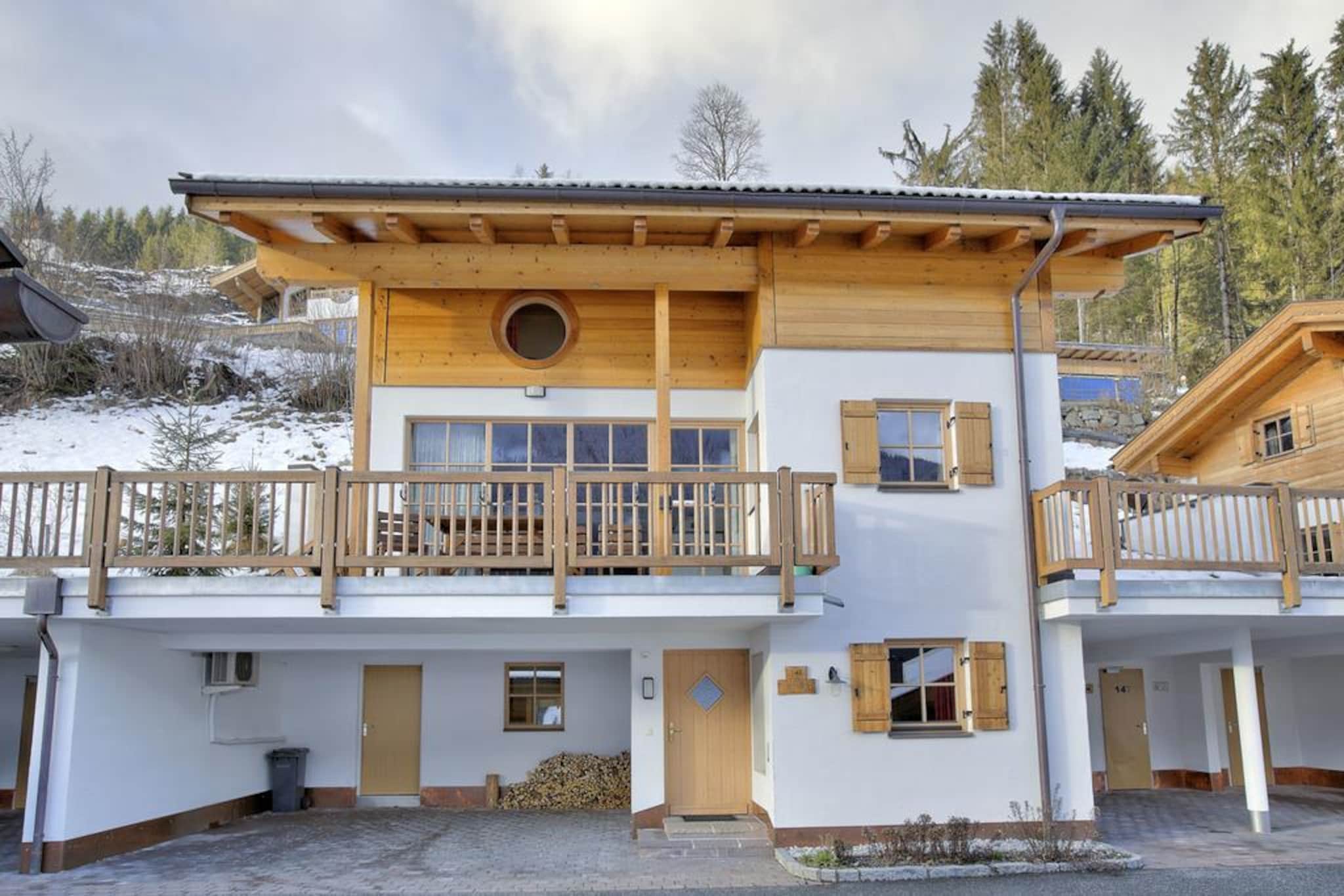 Chalets im Wald