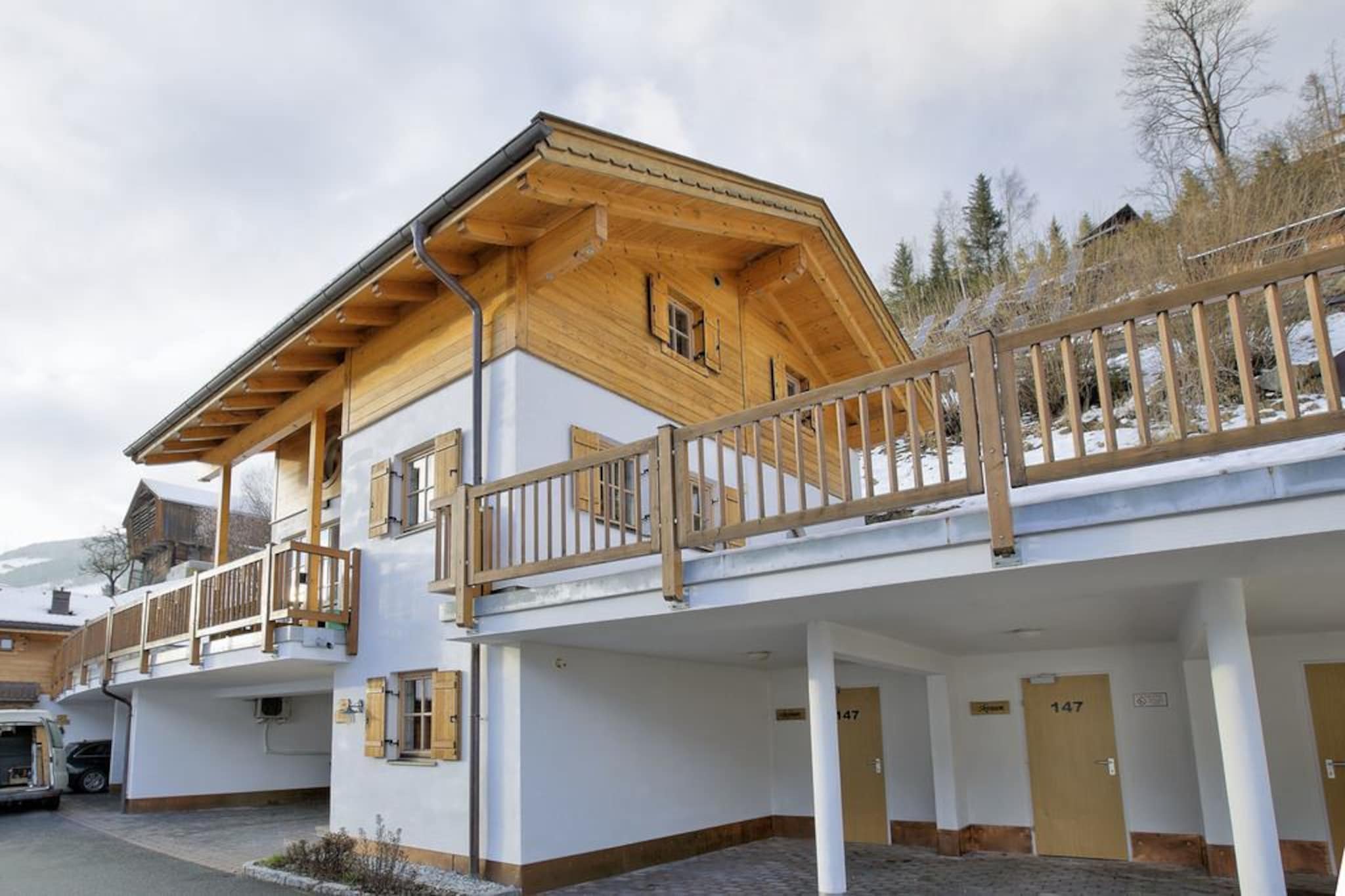 Chalets im Wald - Niet-getagd