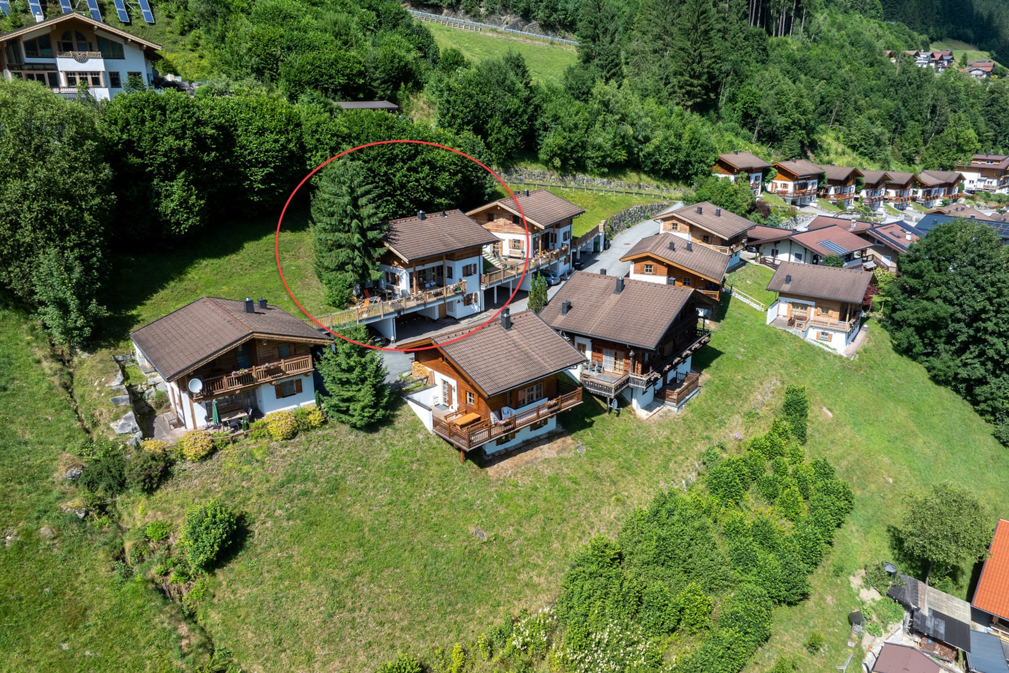 Chalets im Wald - Niet-getagd