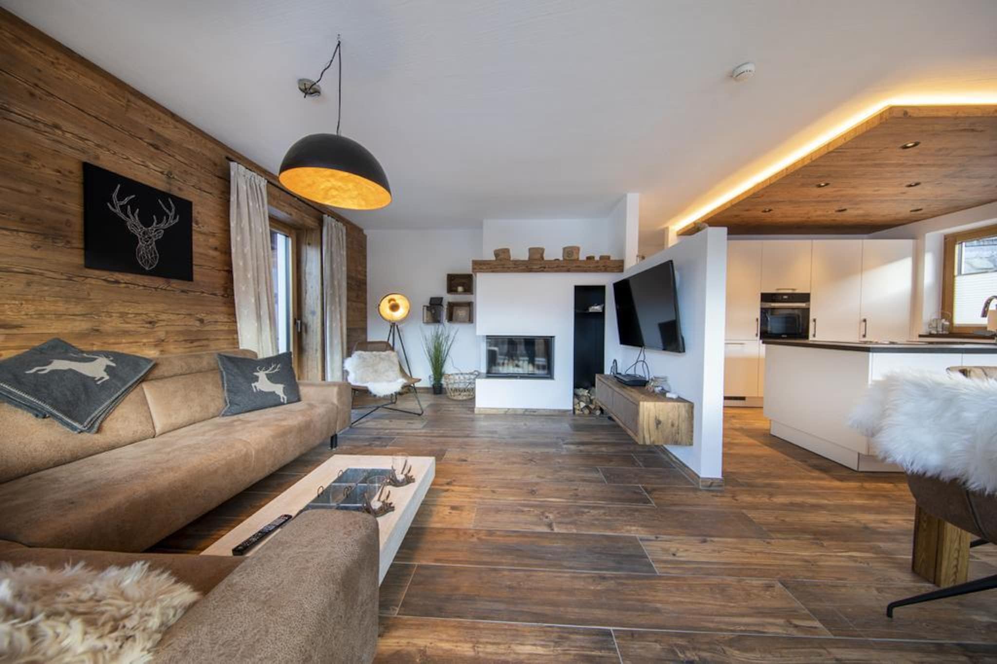 Nationalpark Chalet Grossschober-Wohnzimmer