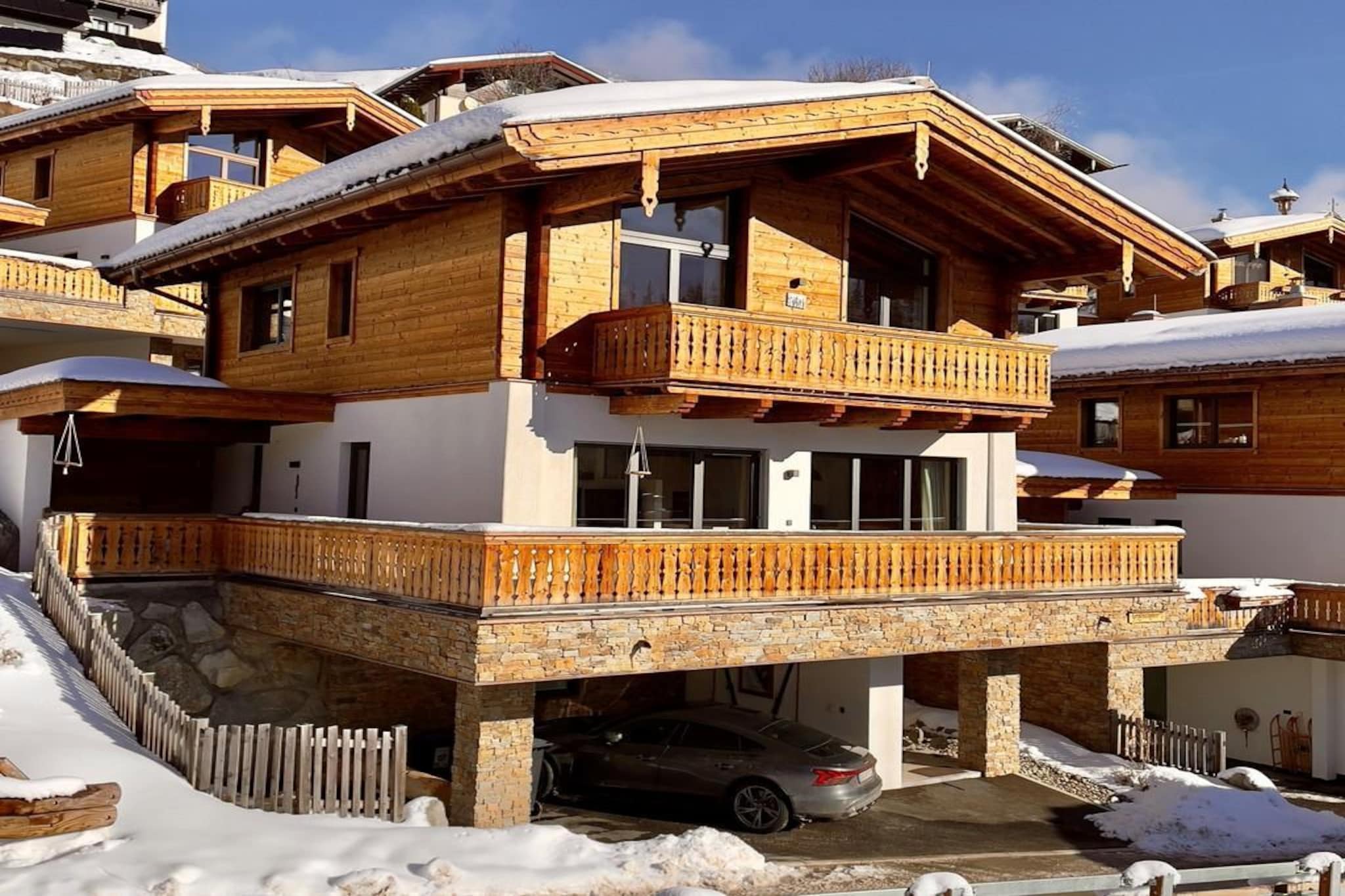 Nationalpark Chalet Grossschober-Außenbereich Winter