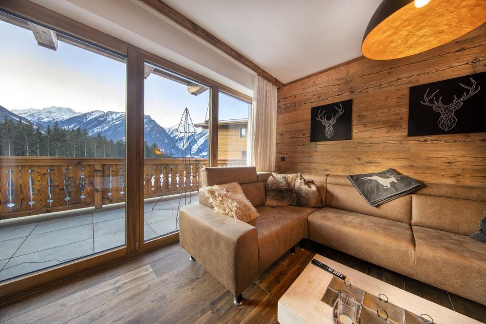 Nationalpark Chalet Grossschober-Wohnzimmer