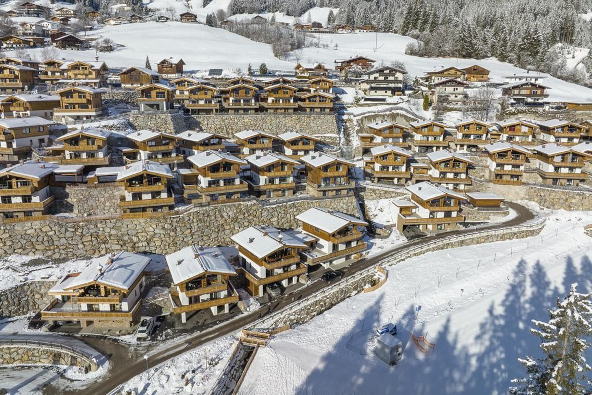 Nationalpark Chalet Grossschober-Außenbereich Winter