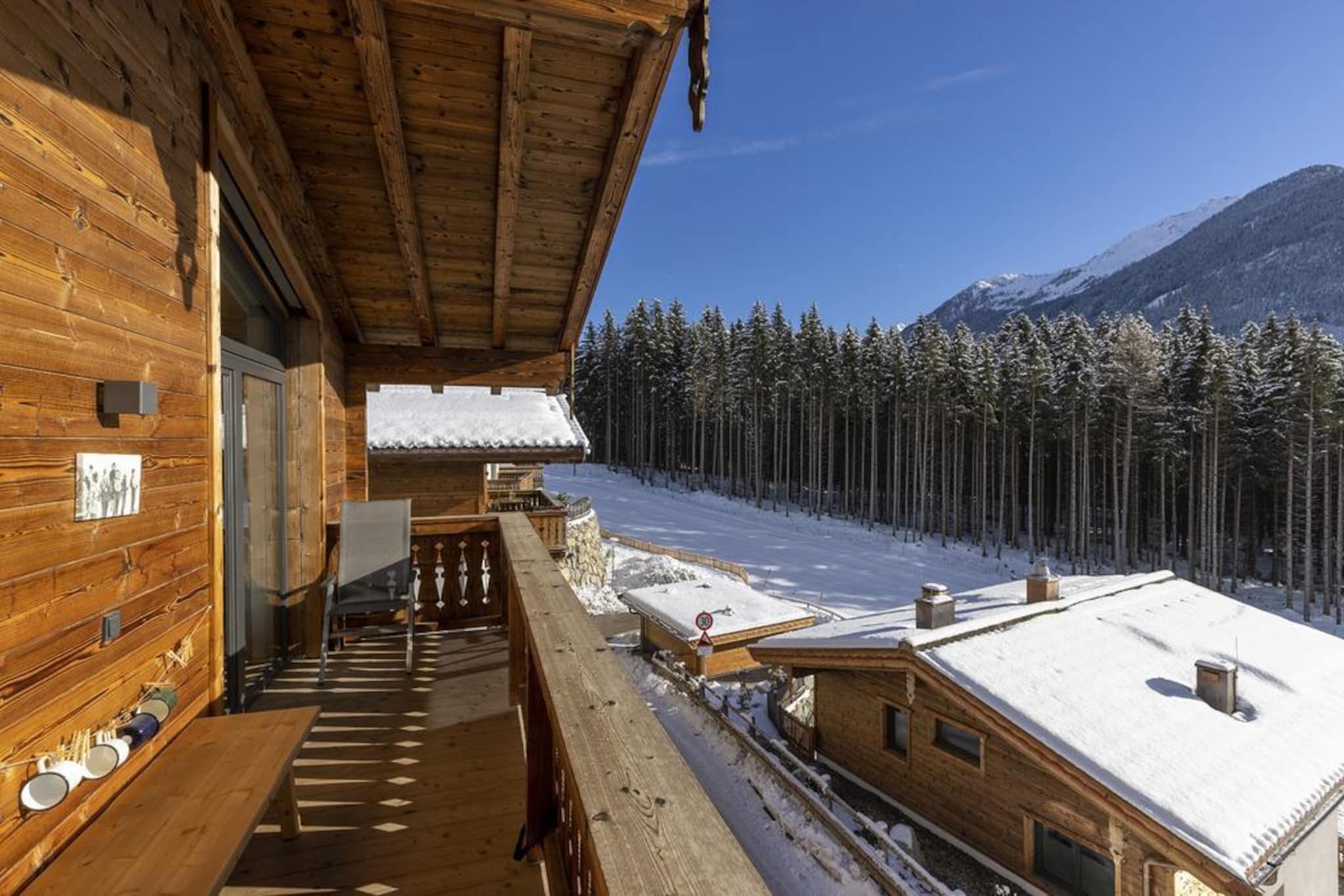 Nationalpark Chalet Grossschober-Aussicht Winter
