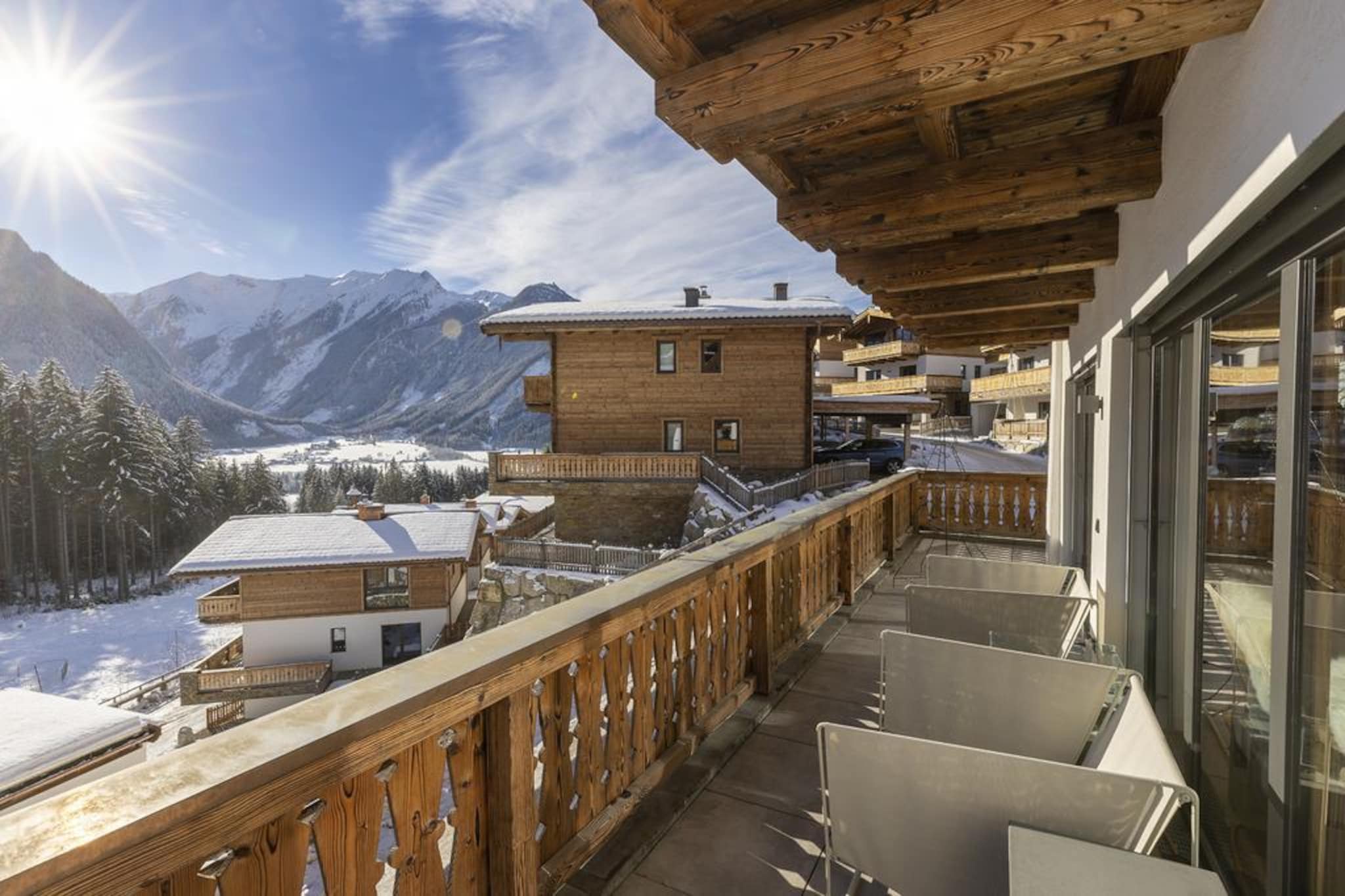 Nationalpark Chalet Grossschober-Aussicht Winter