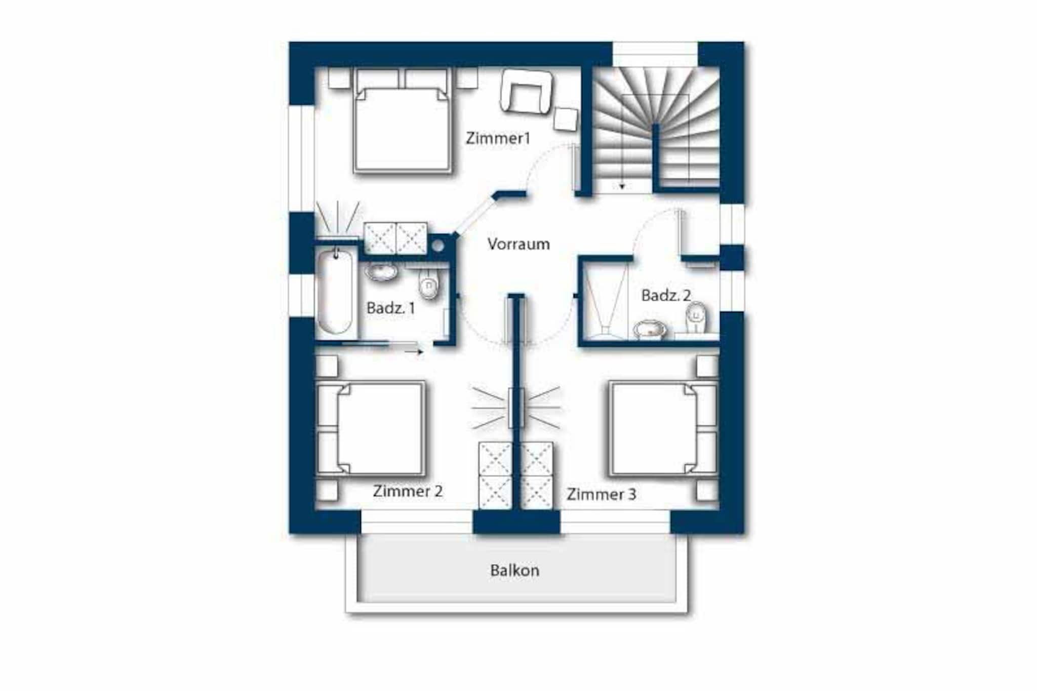 Nationalpark Chalet Grossschober-Grundriss