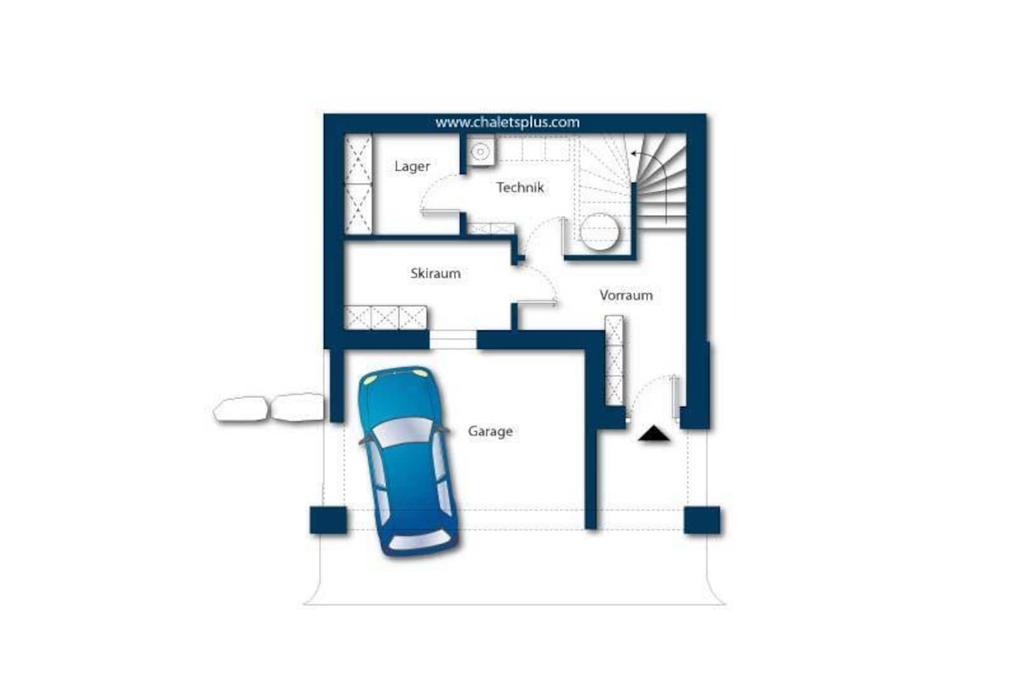 Nationalpark Chalet Grosser Hexenkopf-Plan d'étage