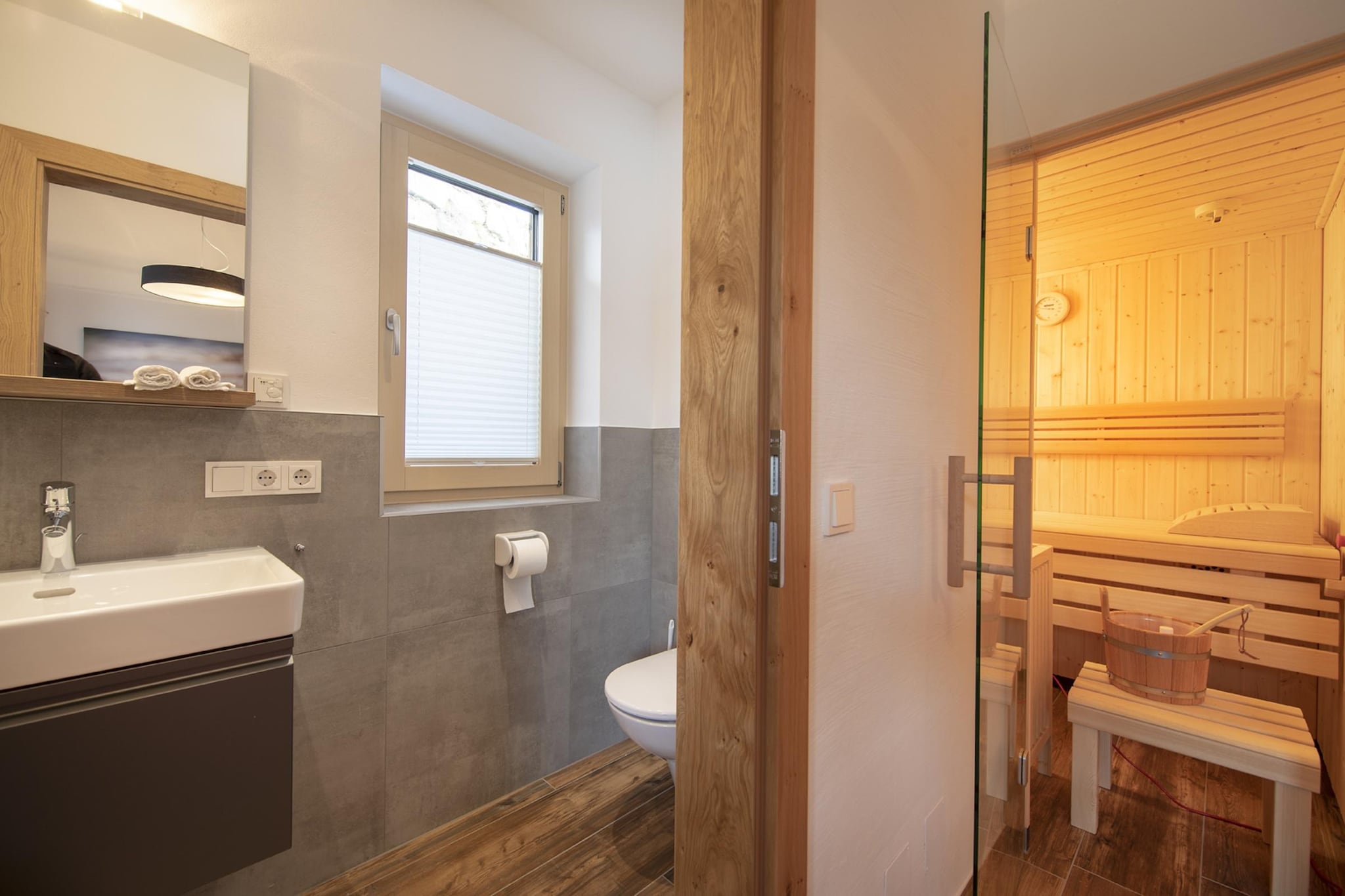Nationalpark Chalet Stein am Ferner-Badkamer