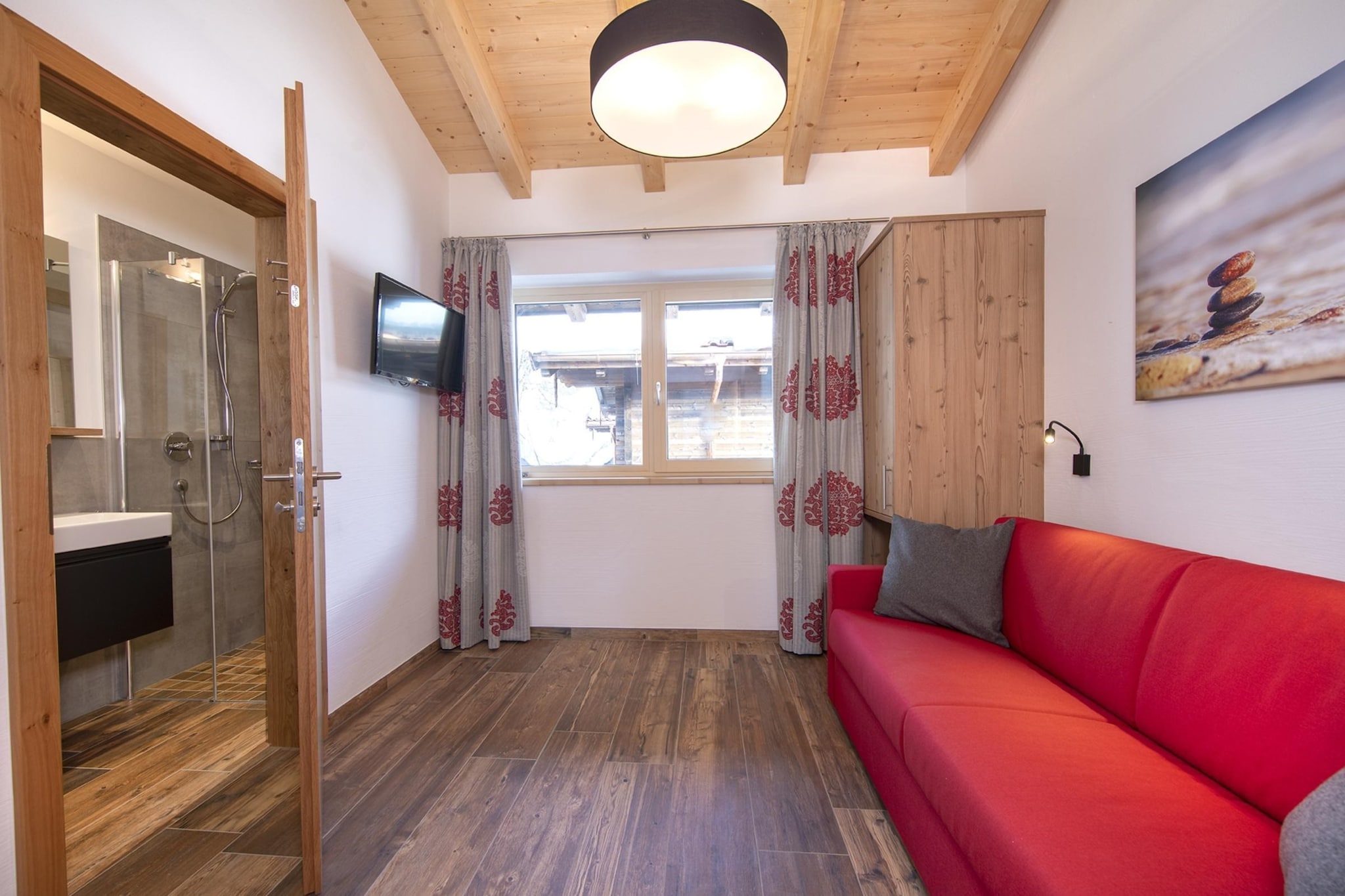 Nationalpark Chalet Stein am Ferner-Woonkamer
