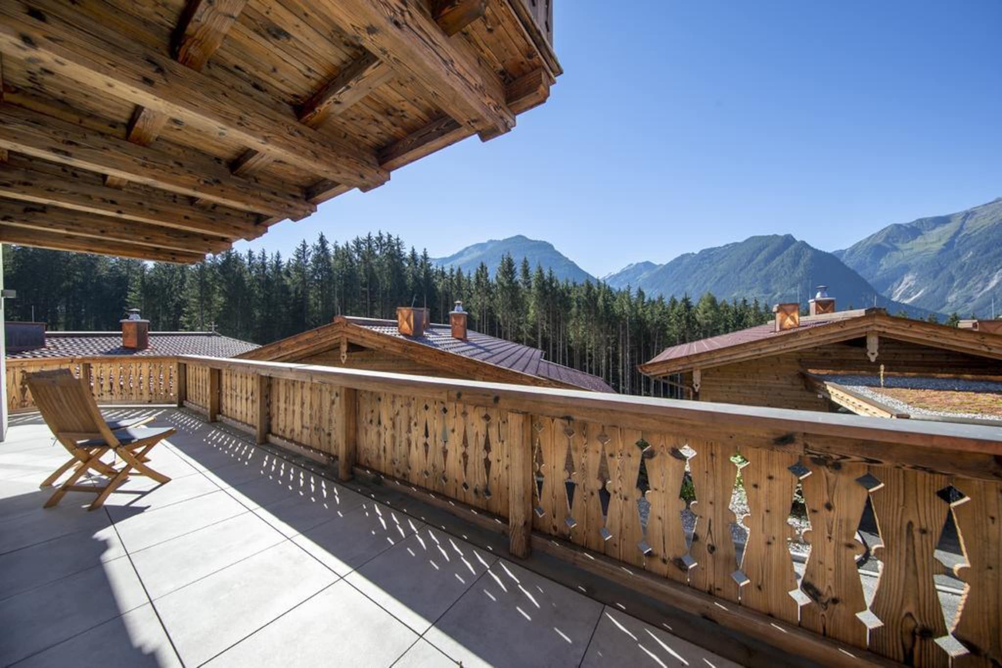 Nationalpark Chalet Stein am Ferner-Uitzicht zomer