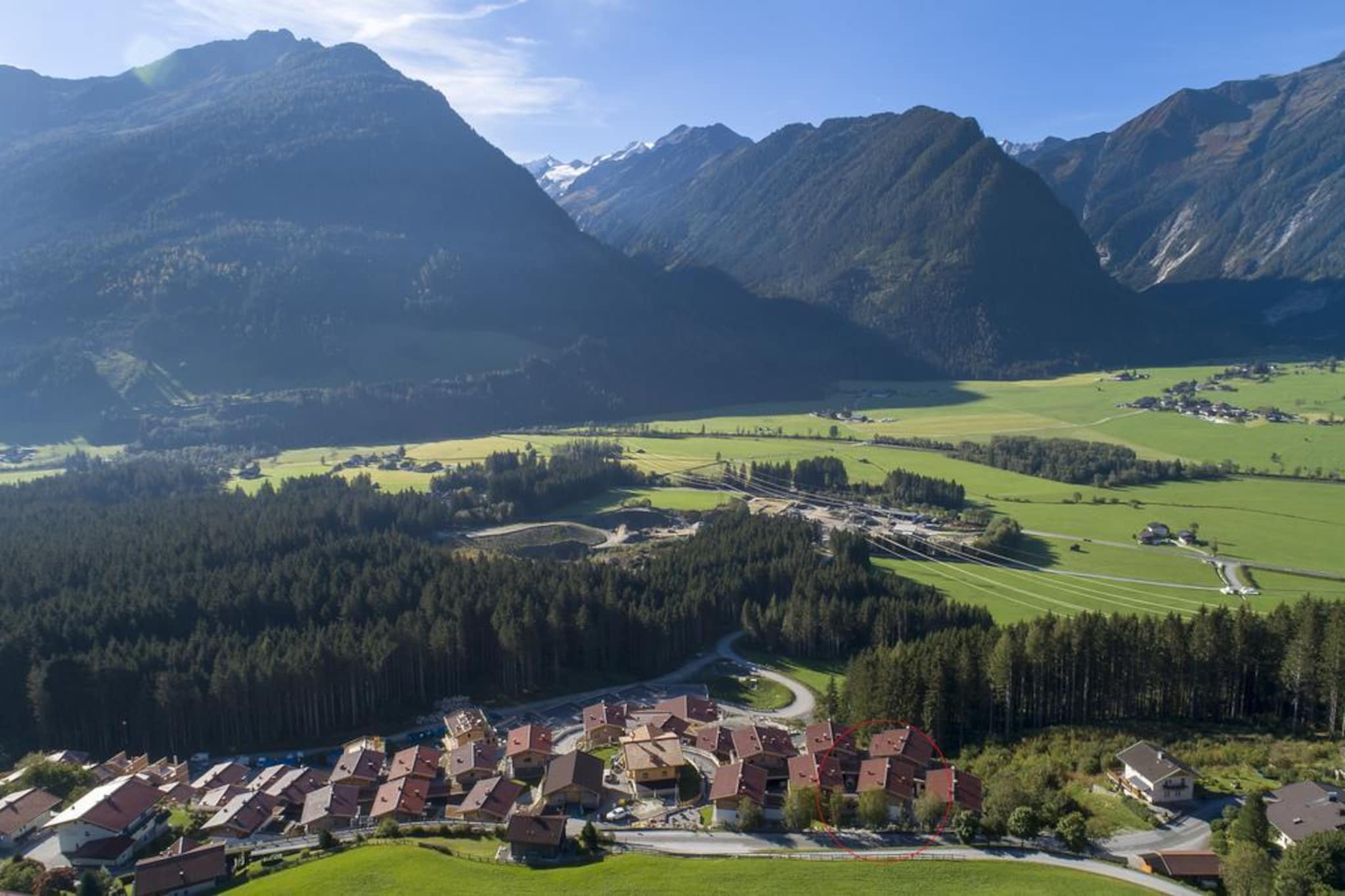 Nationalpark Chalet Stein am Ferner-Gebieden zomer 1km