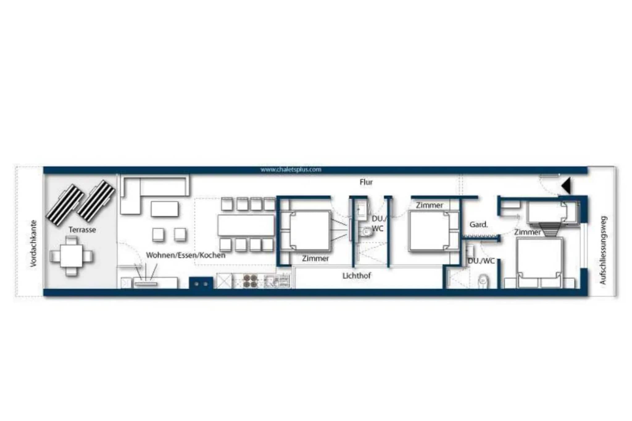 Residenz Wildkogelbahnen Top 5 - Plattegrond